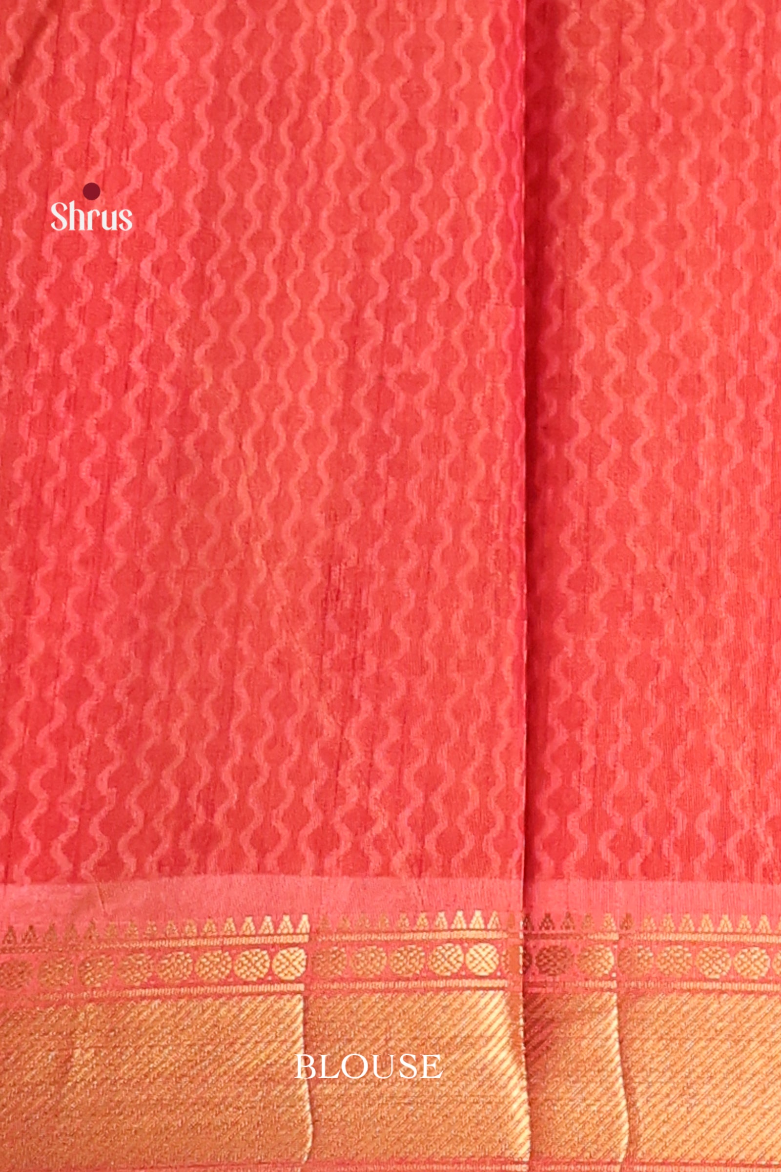 Mustard & Brick - Semi Patola Saree