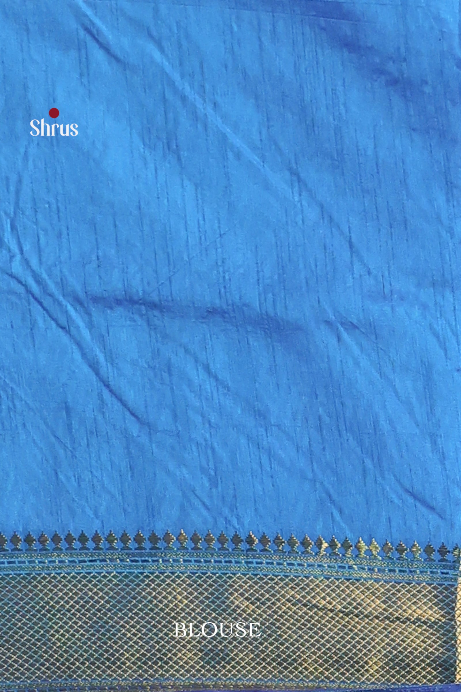 Blue - Semi Patola Saree