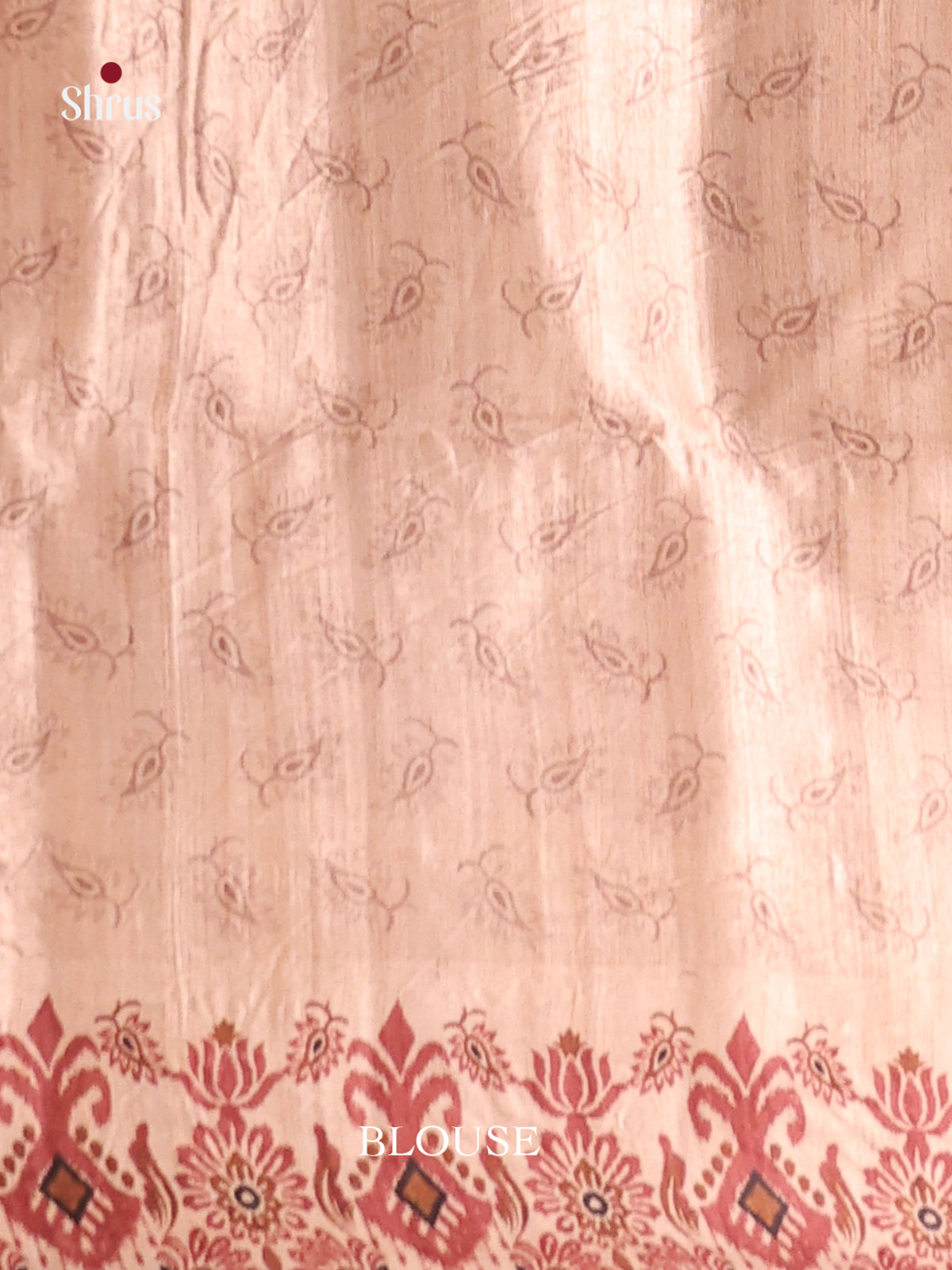 Arakku & Cream- Moonga Silk Saree