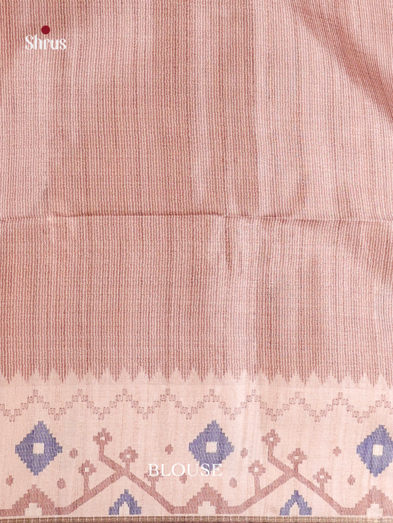 Grey & Cream - Moonga Silk Saree