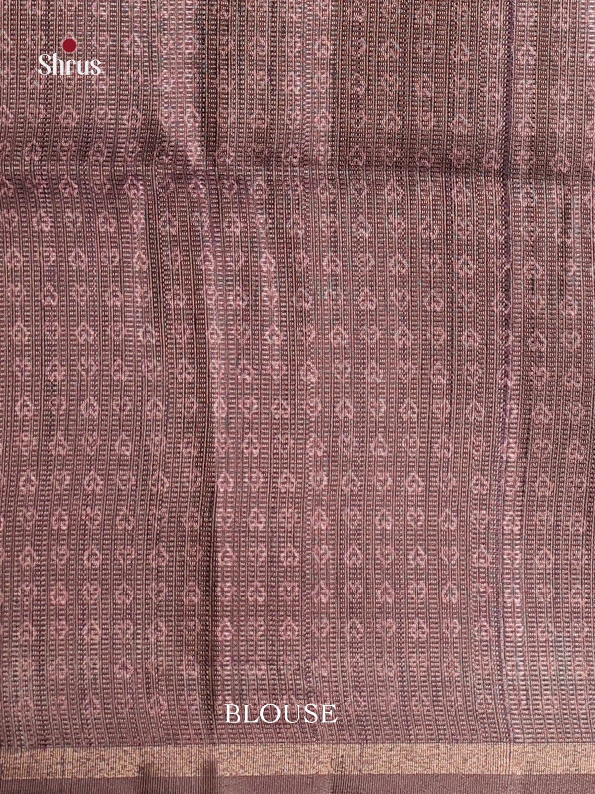 Brown - Semi matka Saree