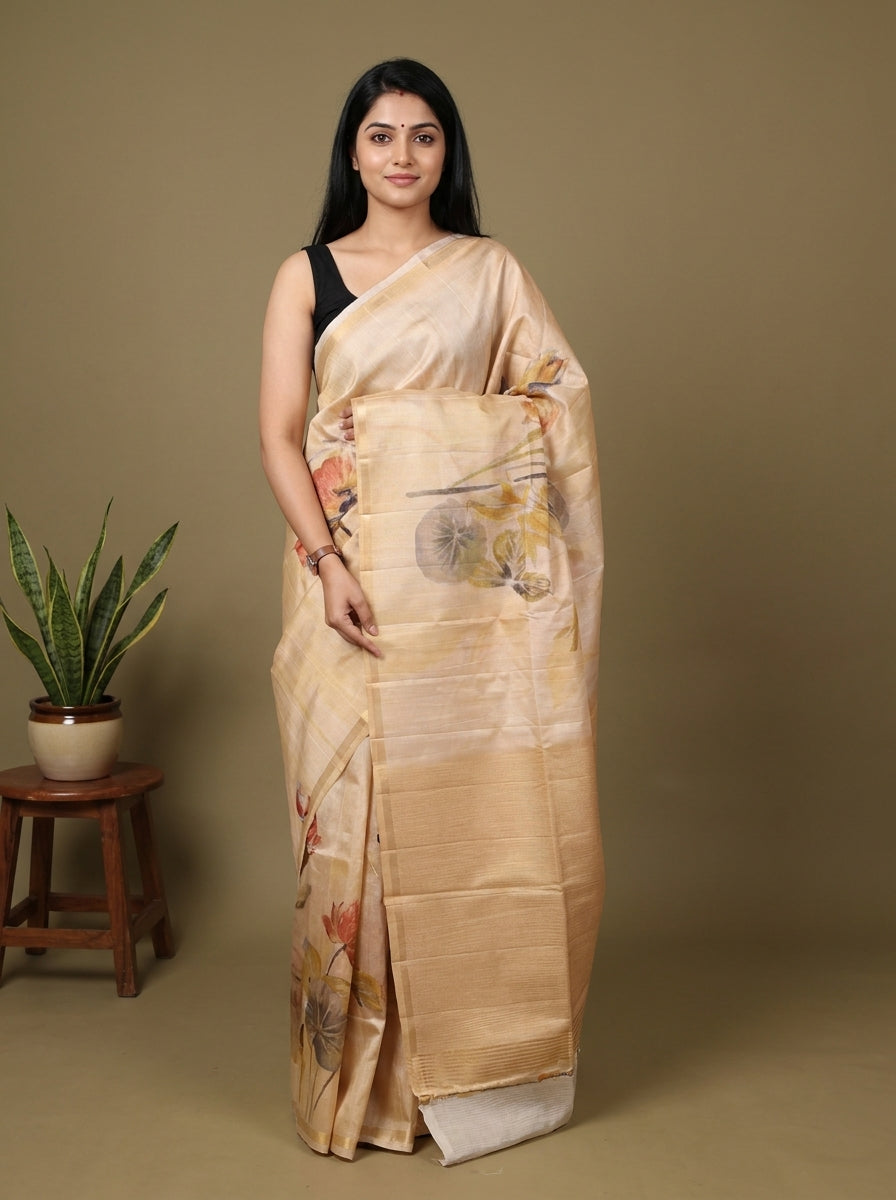 DHS30094 - Semi matka Saree