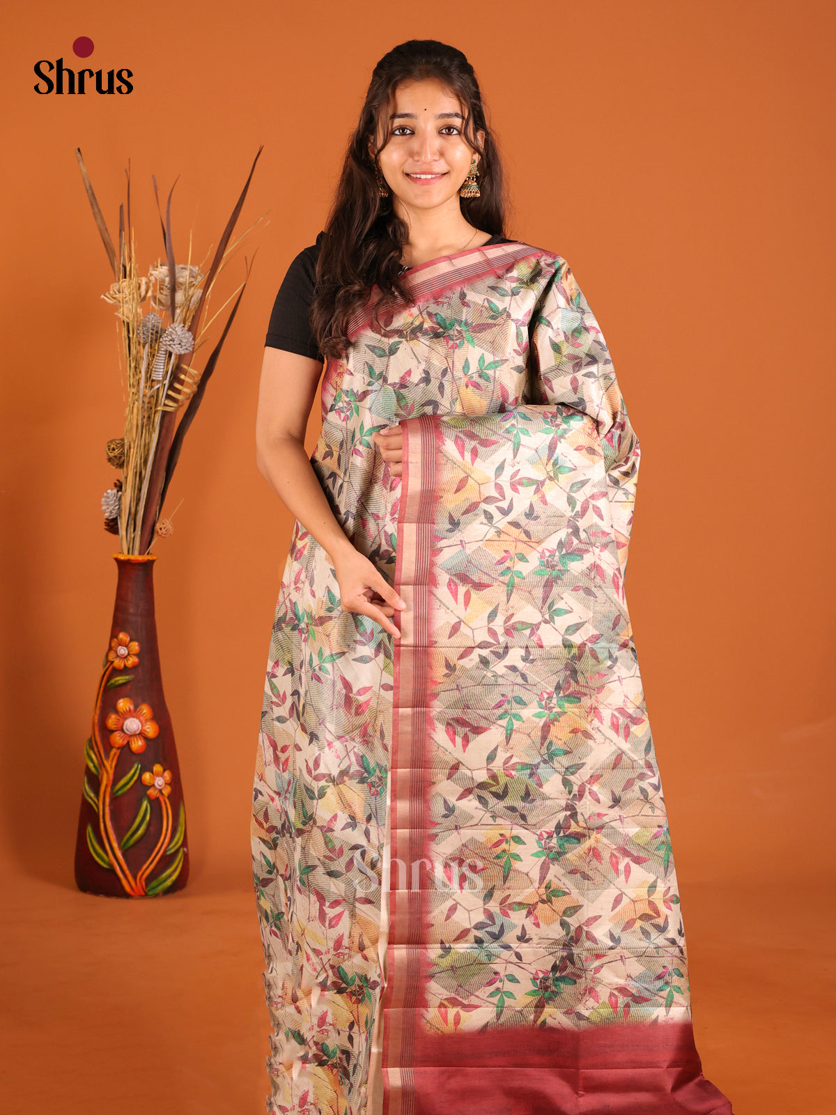 DHS30105 - Semi matka Saree