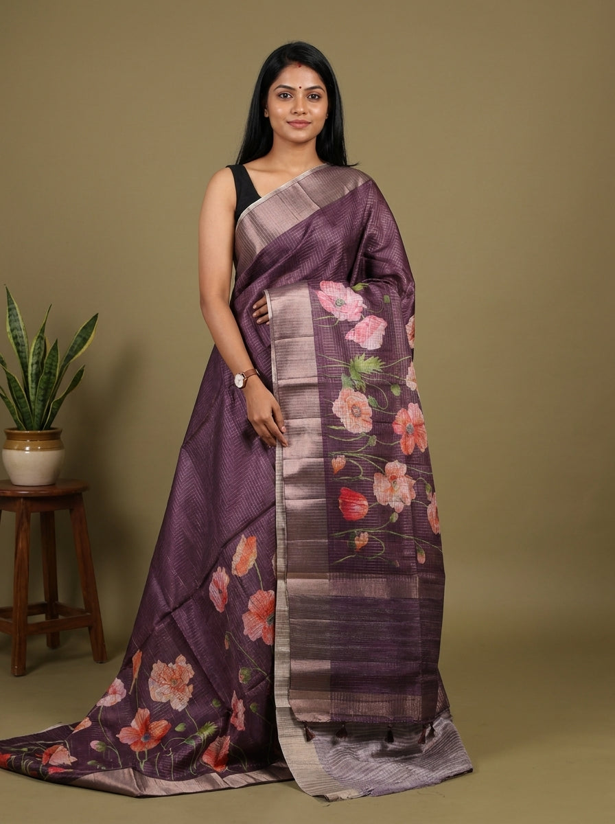 DHS30132 - Semi matka Saree