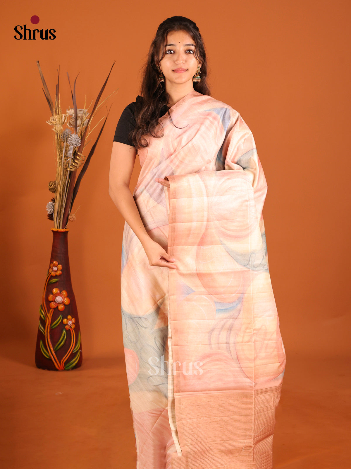 DHS30155 - Semi matka Saree