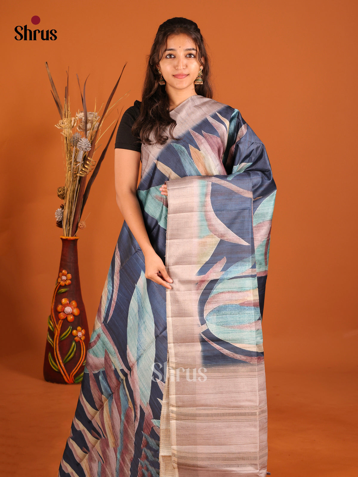 DHS30156 - Semi matka Saree