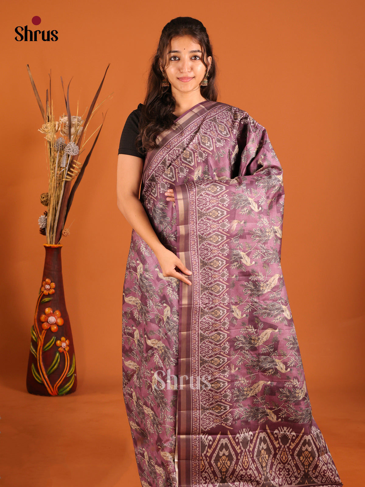 DHS30169 - Semi matka Saree