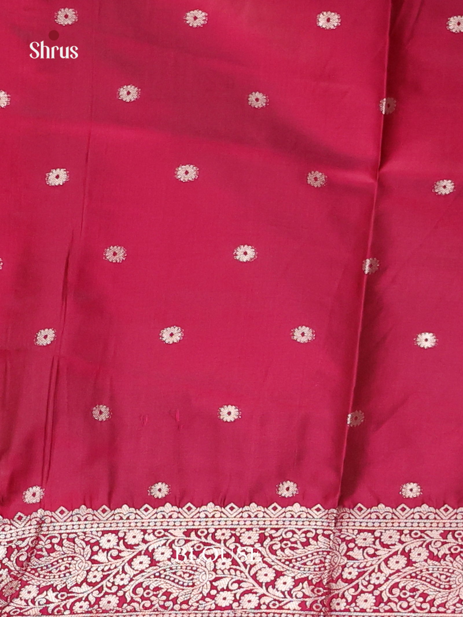 Maroon- Semi Softsilk Saree