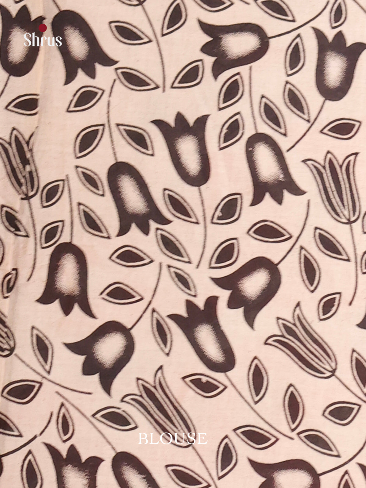 Orange & Cream - kalamkari-cotton Saree