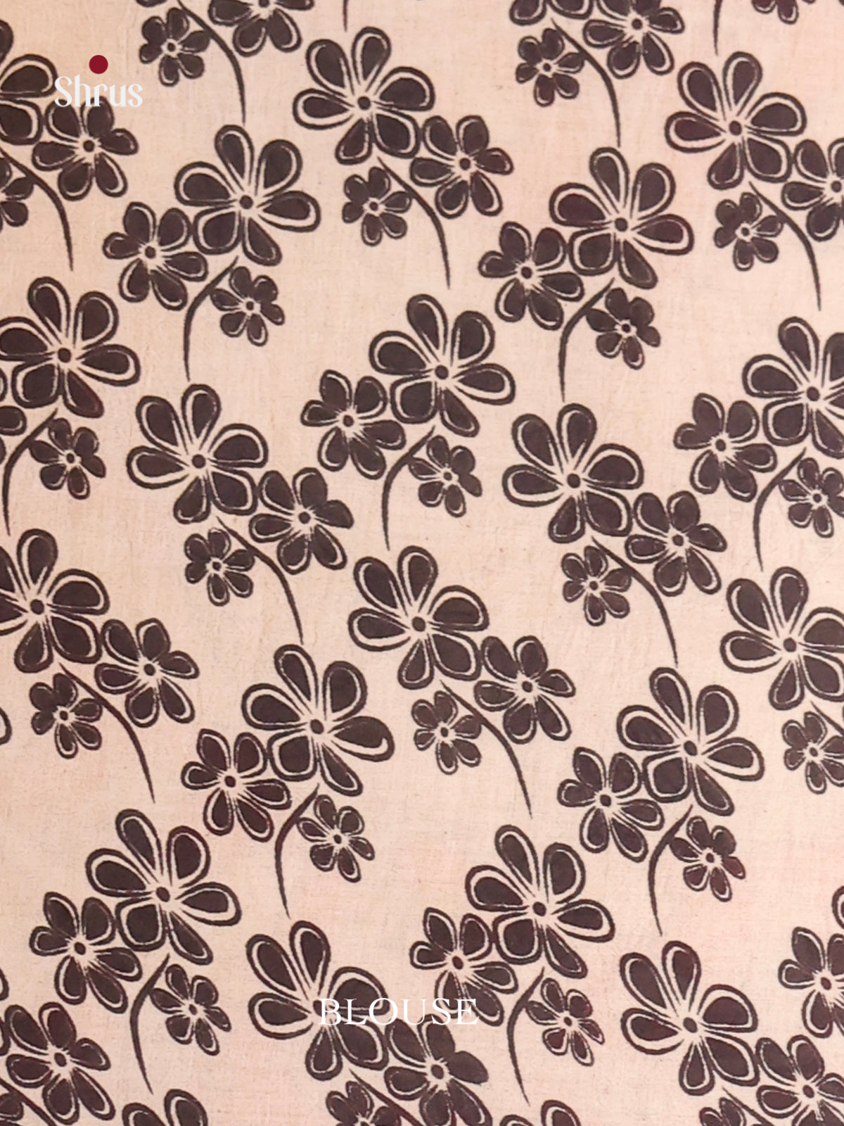 Orange & Cream- kalamkari-cotton Saree