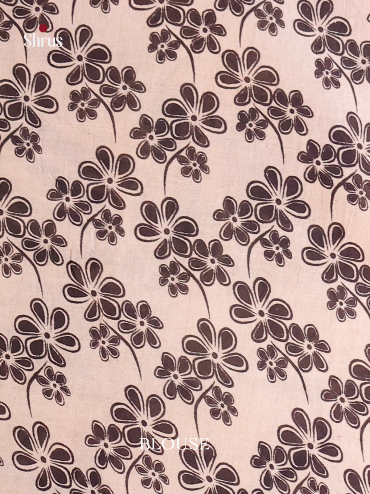 Black & Cream- kalamkari-cotton Saree