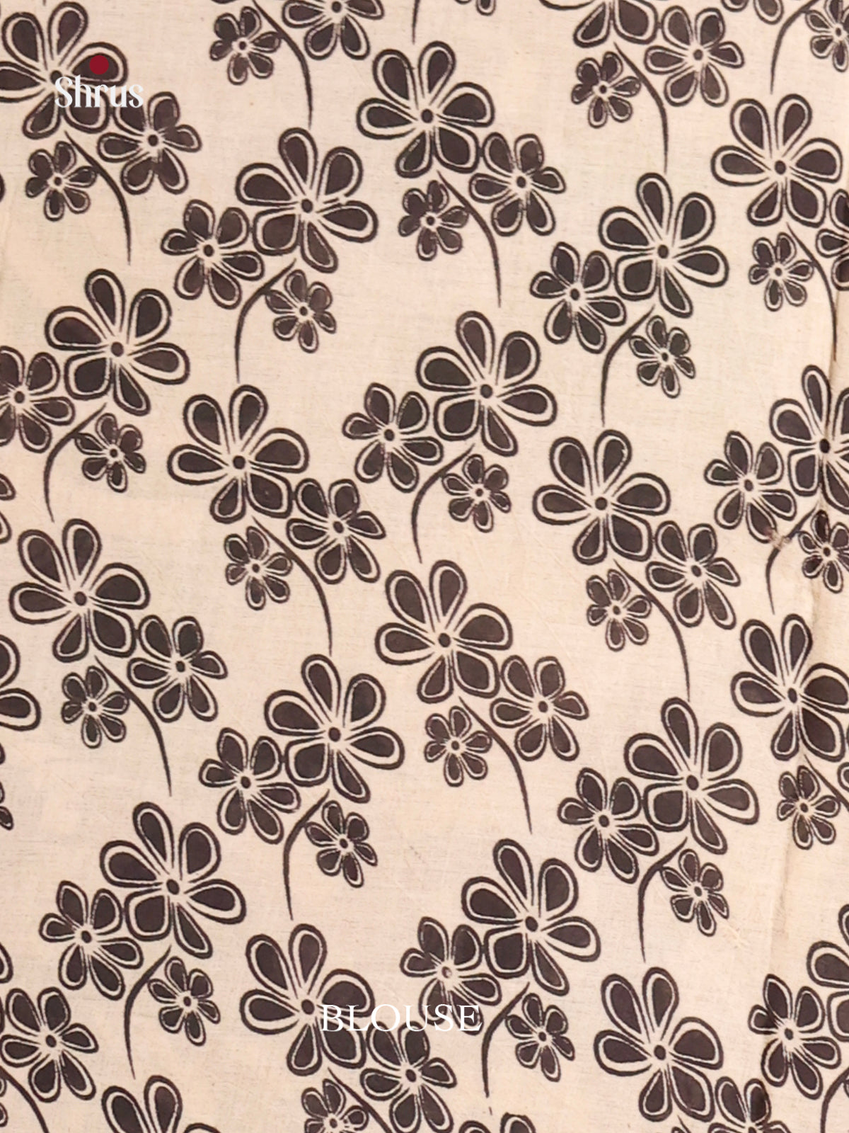 Cream & Green - kalamkari-cotton Saree