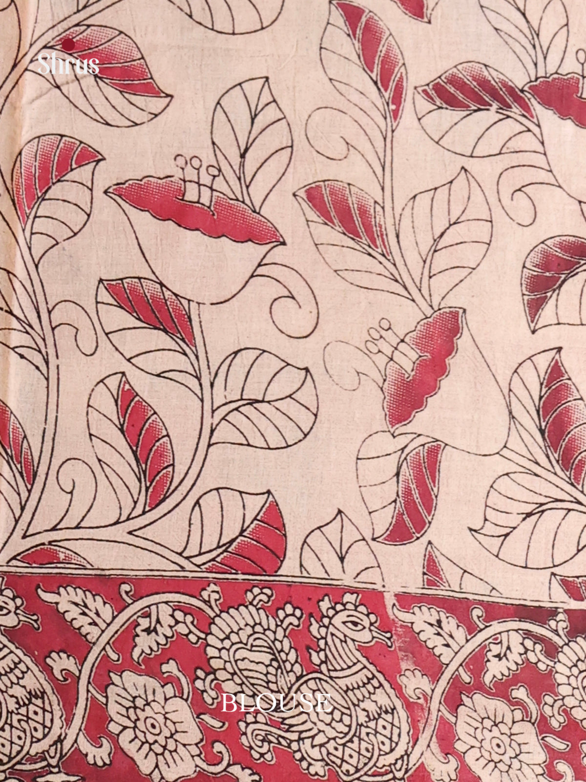 DHS30243 - kalamkari-cotton Saree
