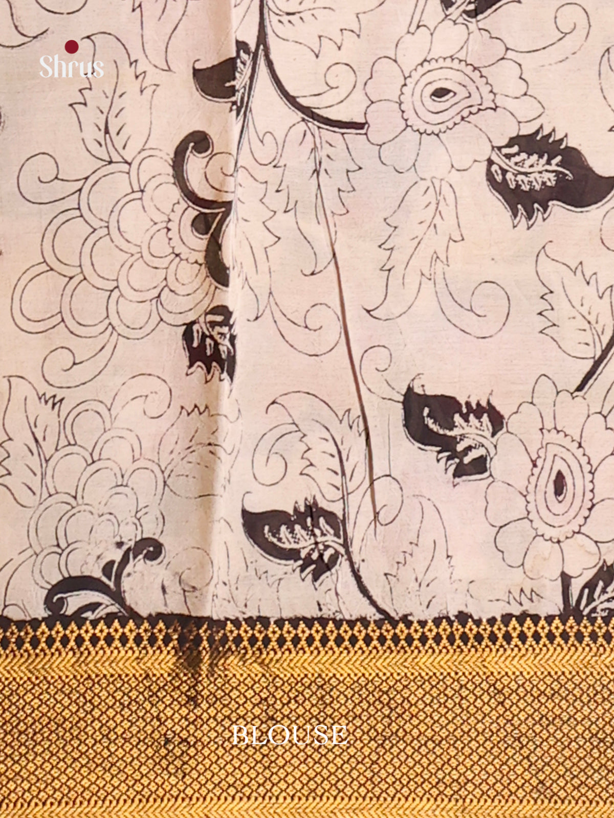 DHS30247 - kalamkari-cotton Saree