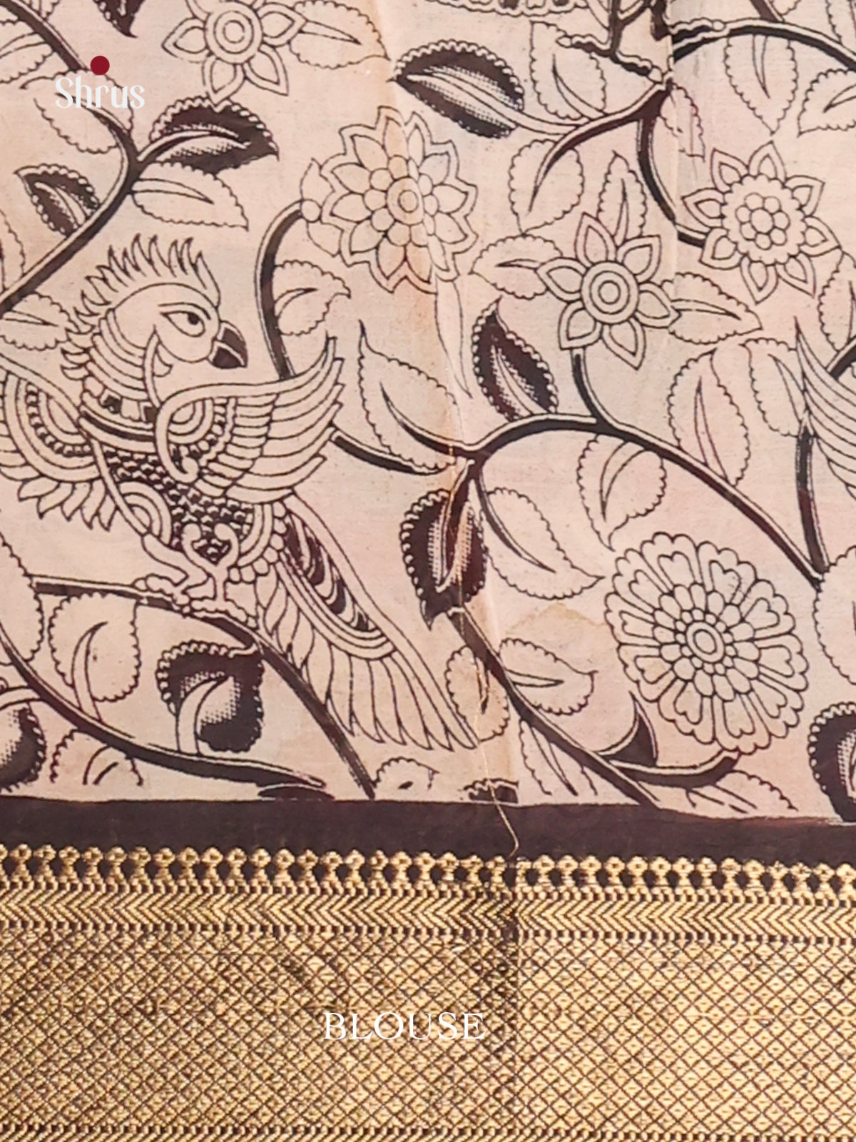 Black & Red - chennur-kalamkari Saree