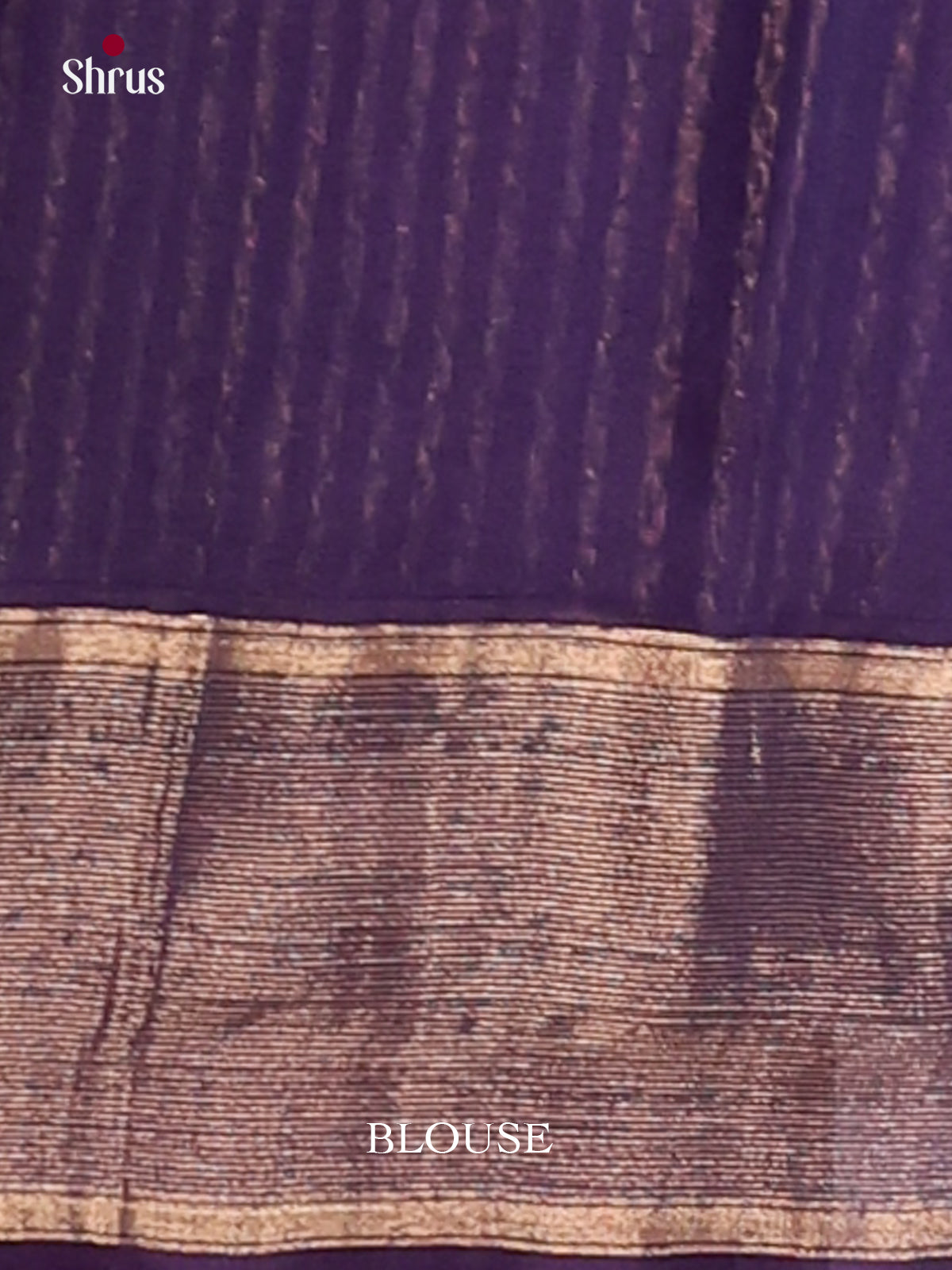 Blue & Violet - Silk Cotton Saree