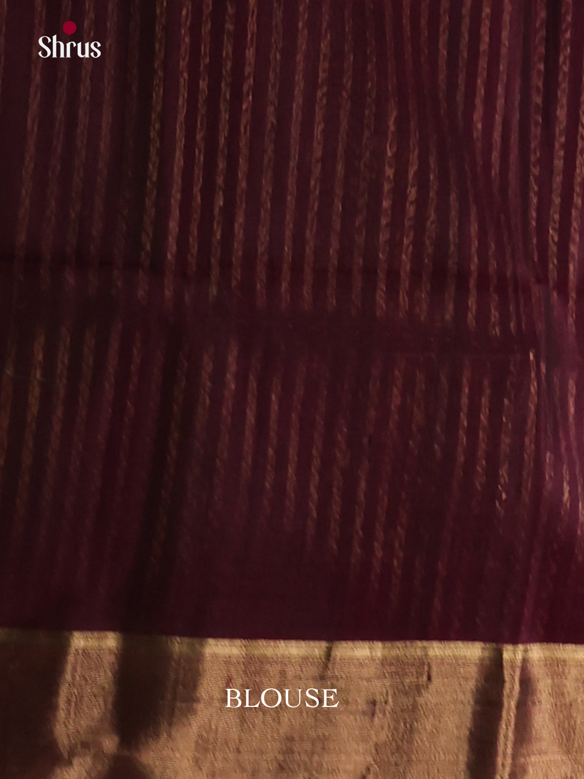 Green & Maroon - Silk Cotton Saree - Shop on Shrus.com