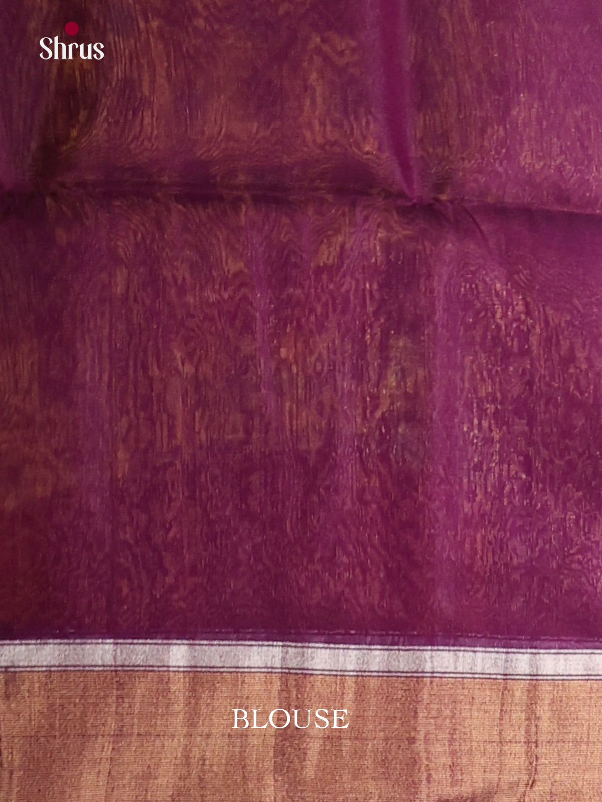 Rust & Violet - Silk Cotton Saree - Shop on Shrus.com
