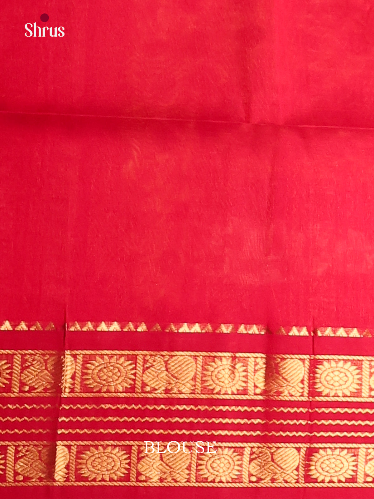 Opulent Cream Silk Cotton Saree With Zari Kattams & Red Korvai Rettaipet Border
