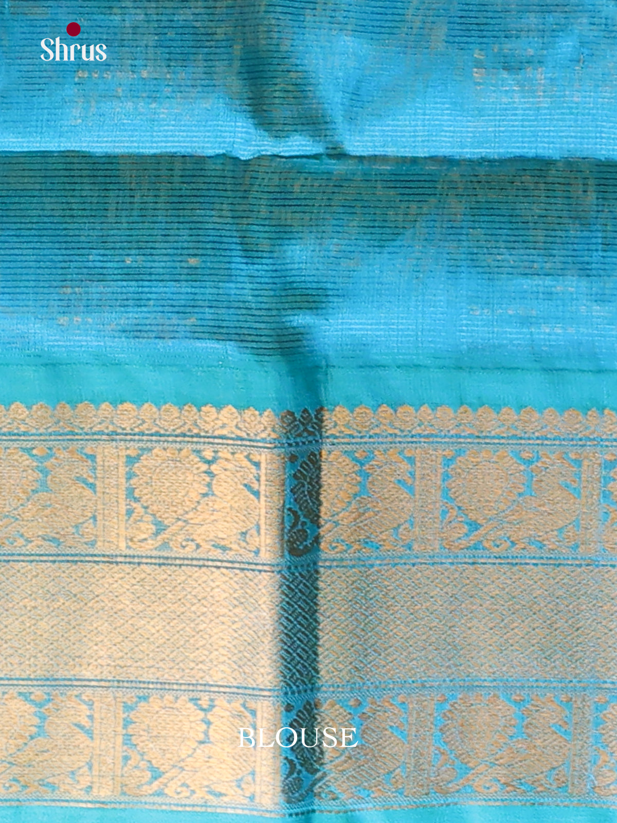 Stunning Purple Silk Cotton Saree with Blue Korvai Zari Border - Shop on Shrus.com