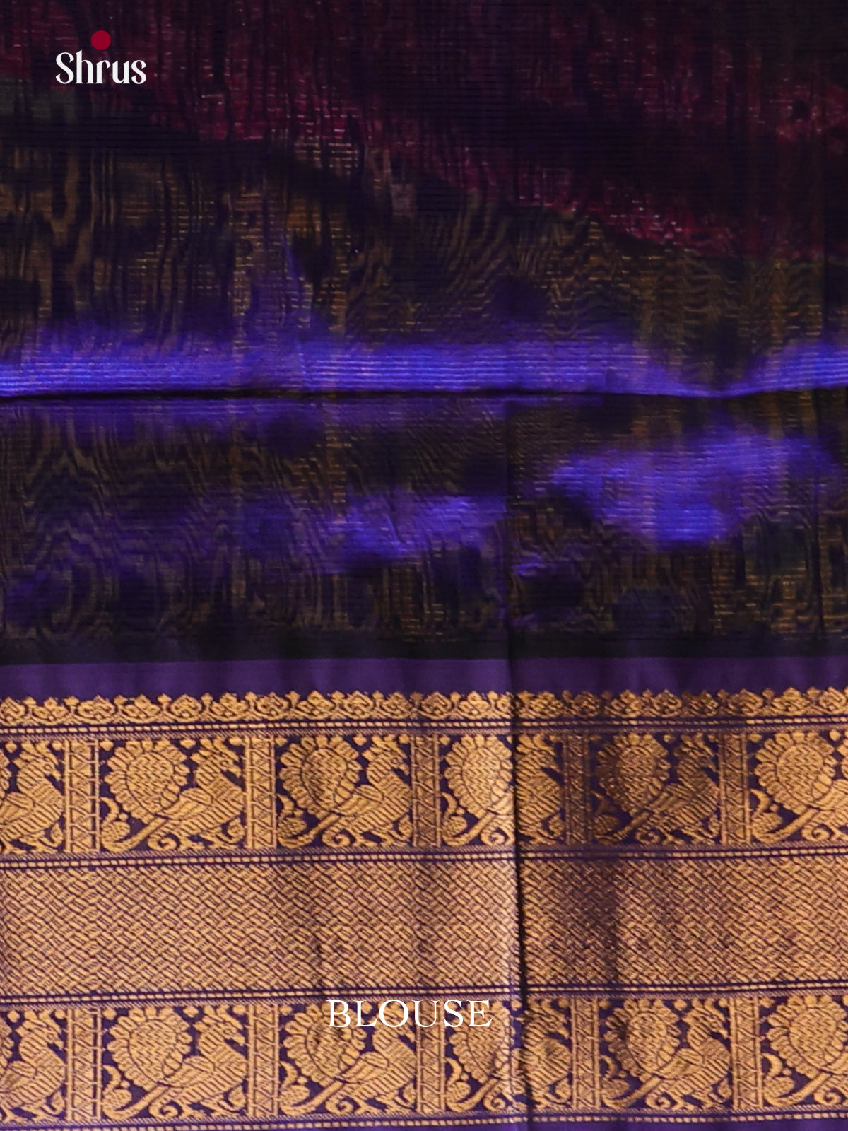 Classy Green Silk Cotton Saree With Blue Zari Woven Border