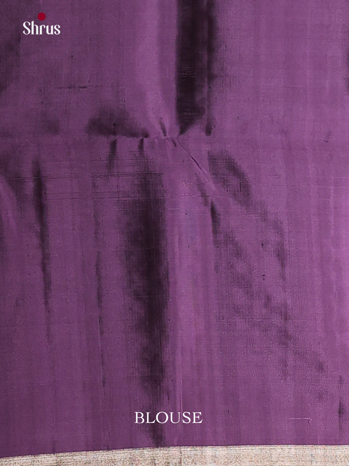 Lavender & Violet Soft Silk Saree with zari floral stripes - Shop on Shrus.com