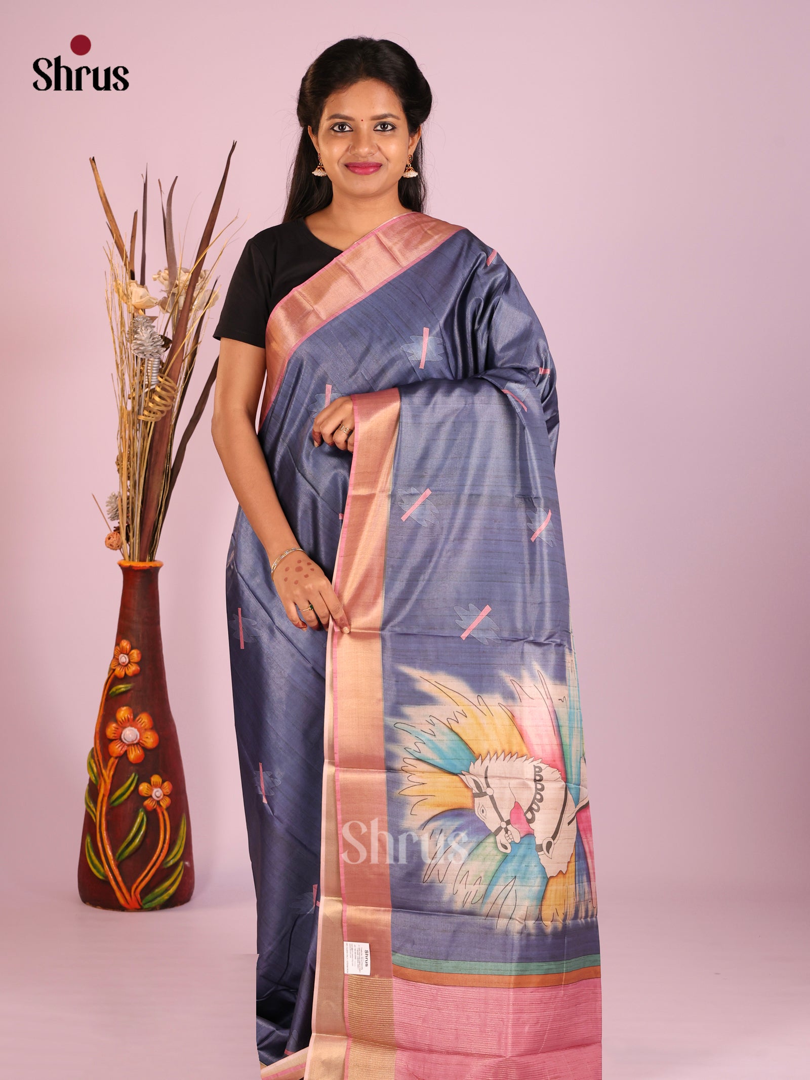 DIS02003 - Butter silk Saree