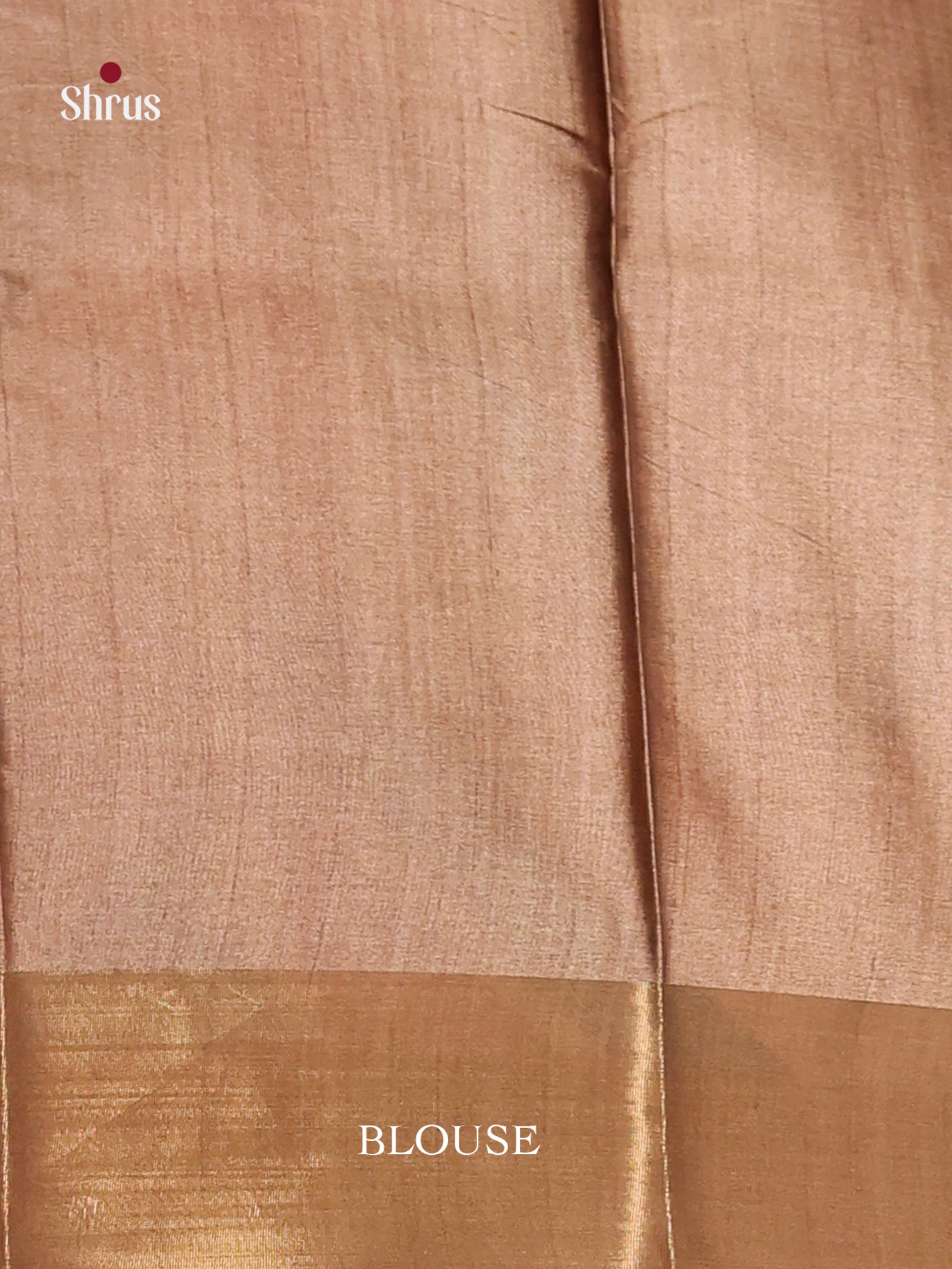 Light Brown - Butter silk Saree