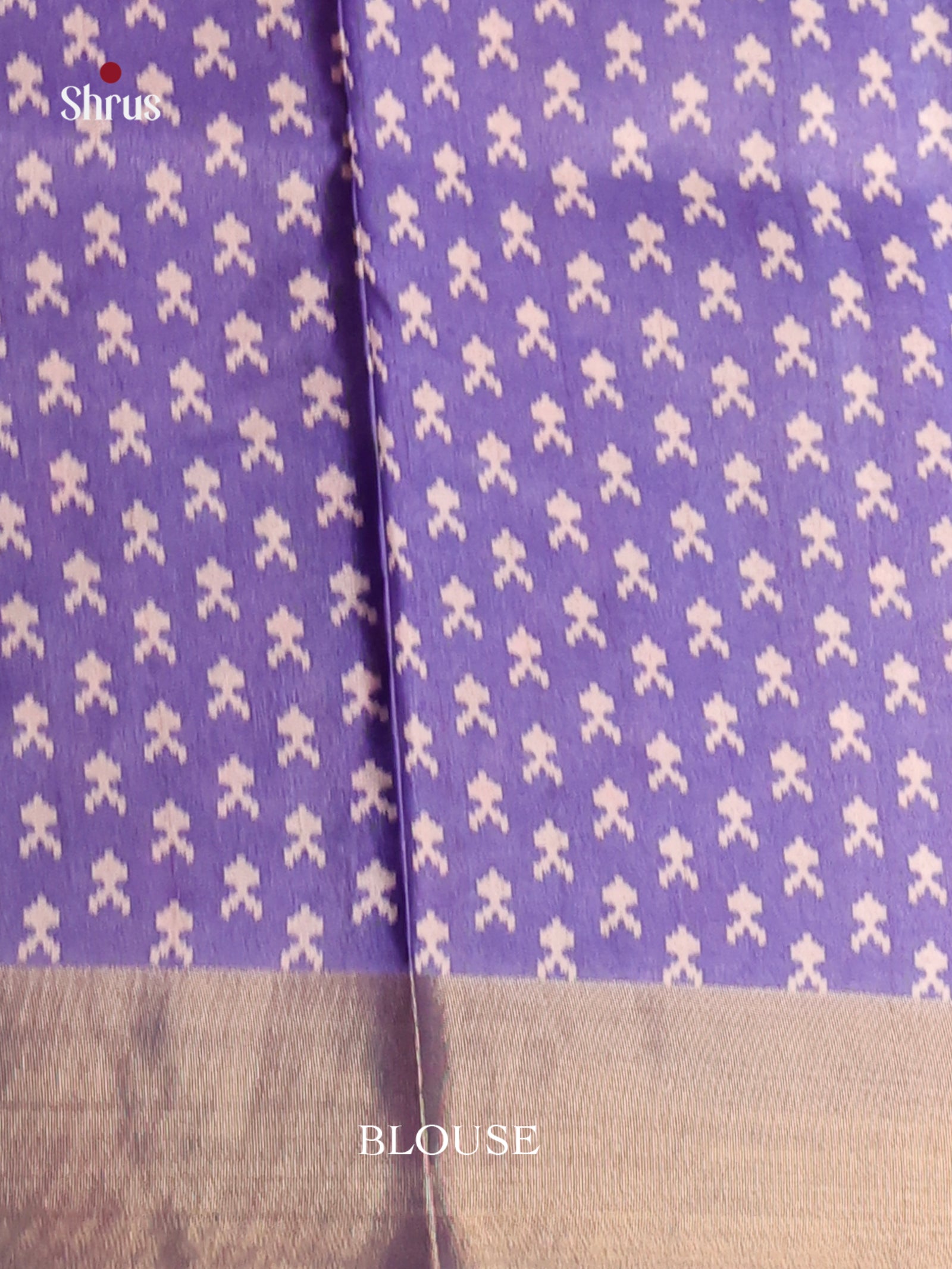 Lavender & Purple - Butter silk Saree