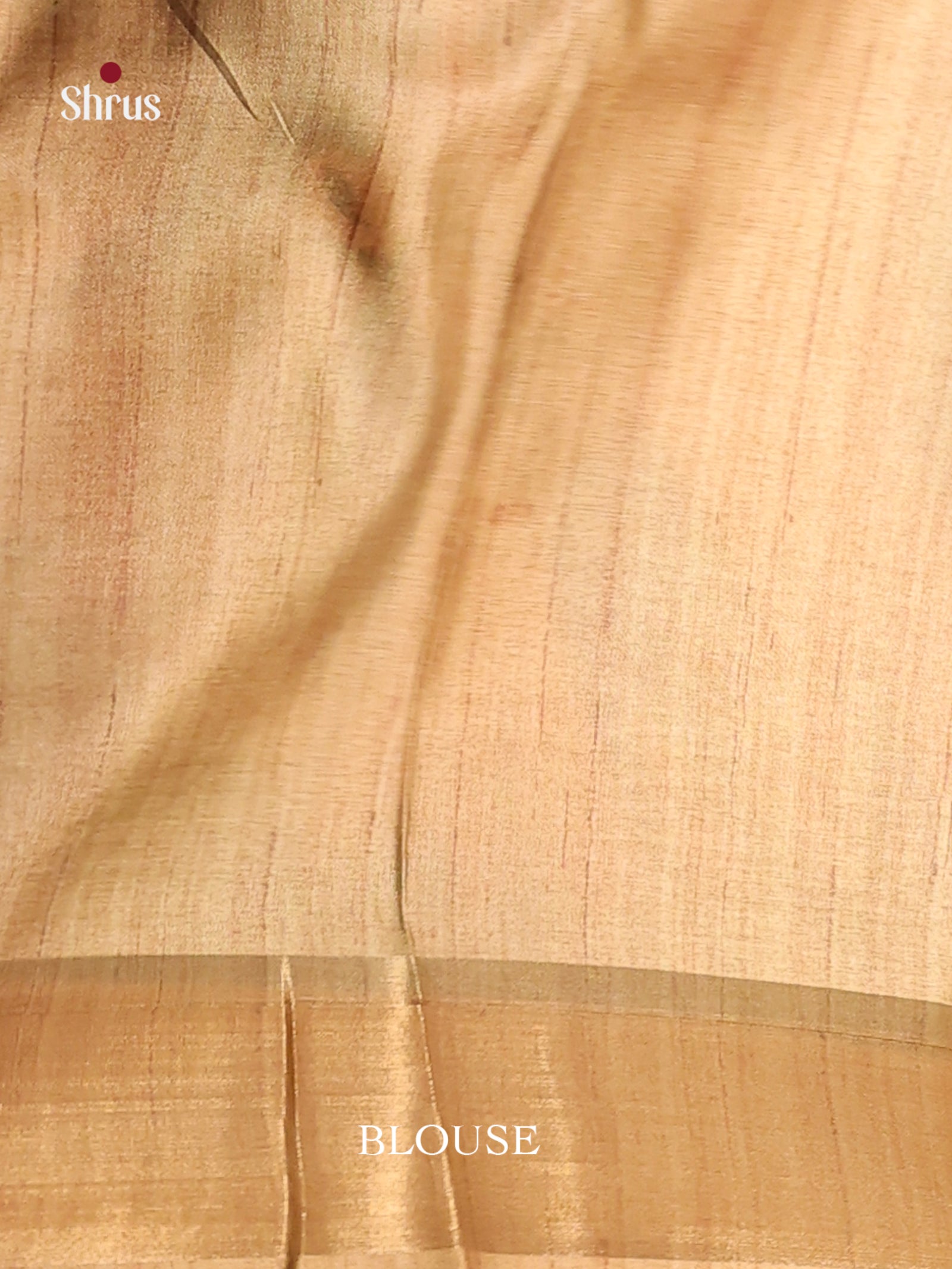 Green & Cream- Butter silk Saree