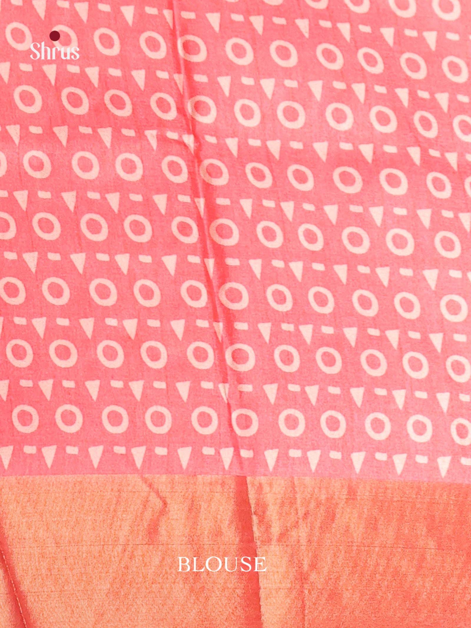 Pink - Butter silk Saree