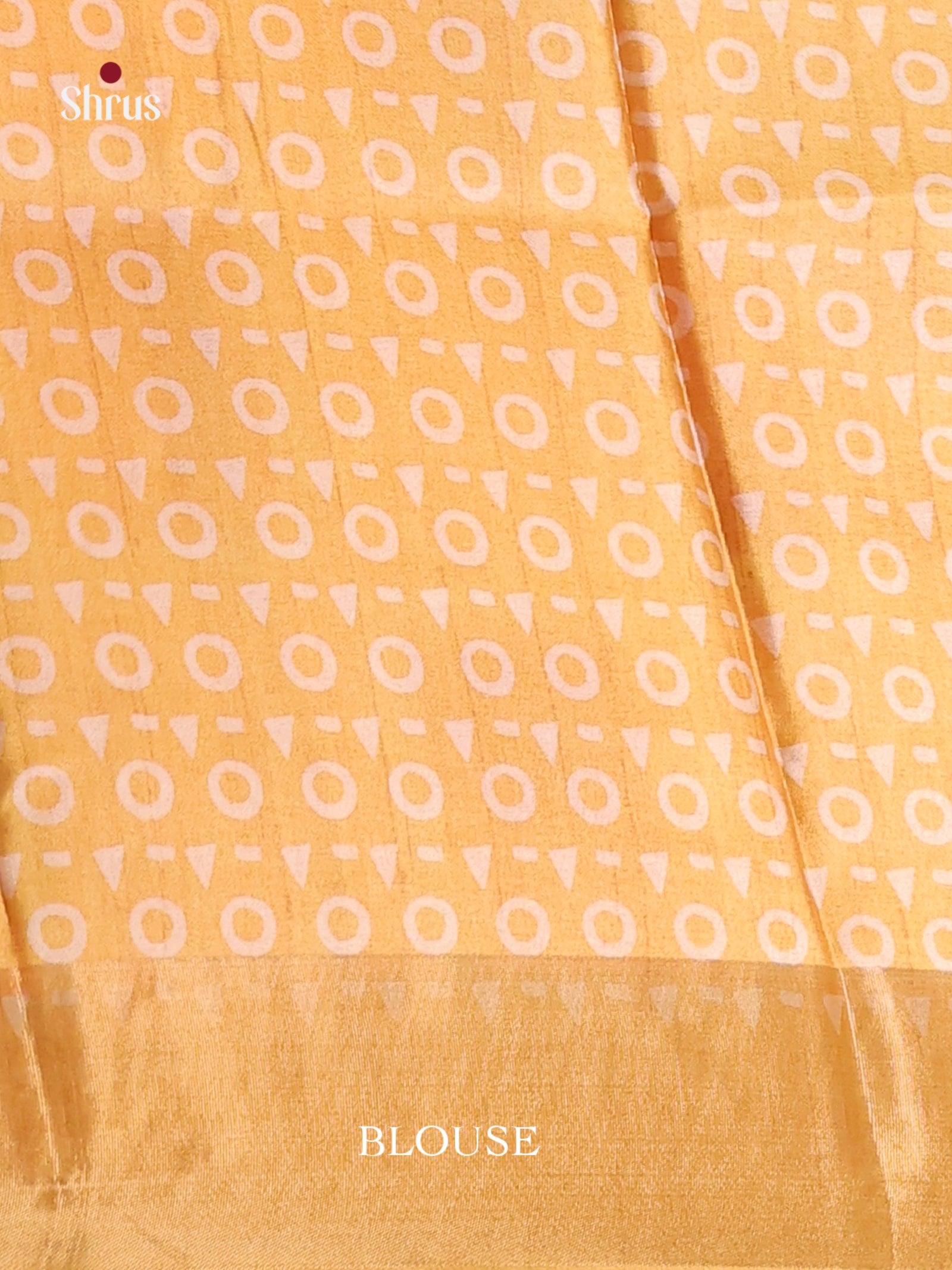 Peach - Butter silk Saree