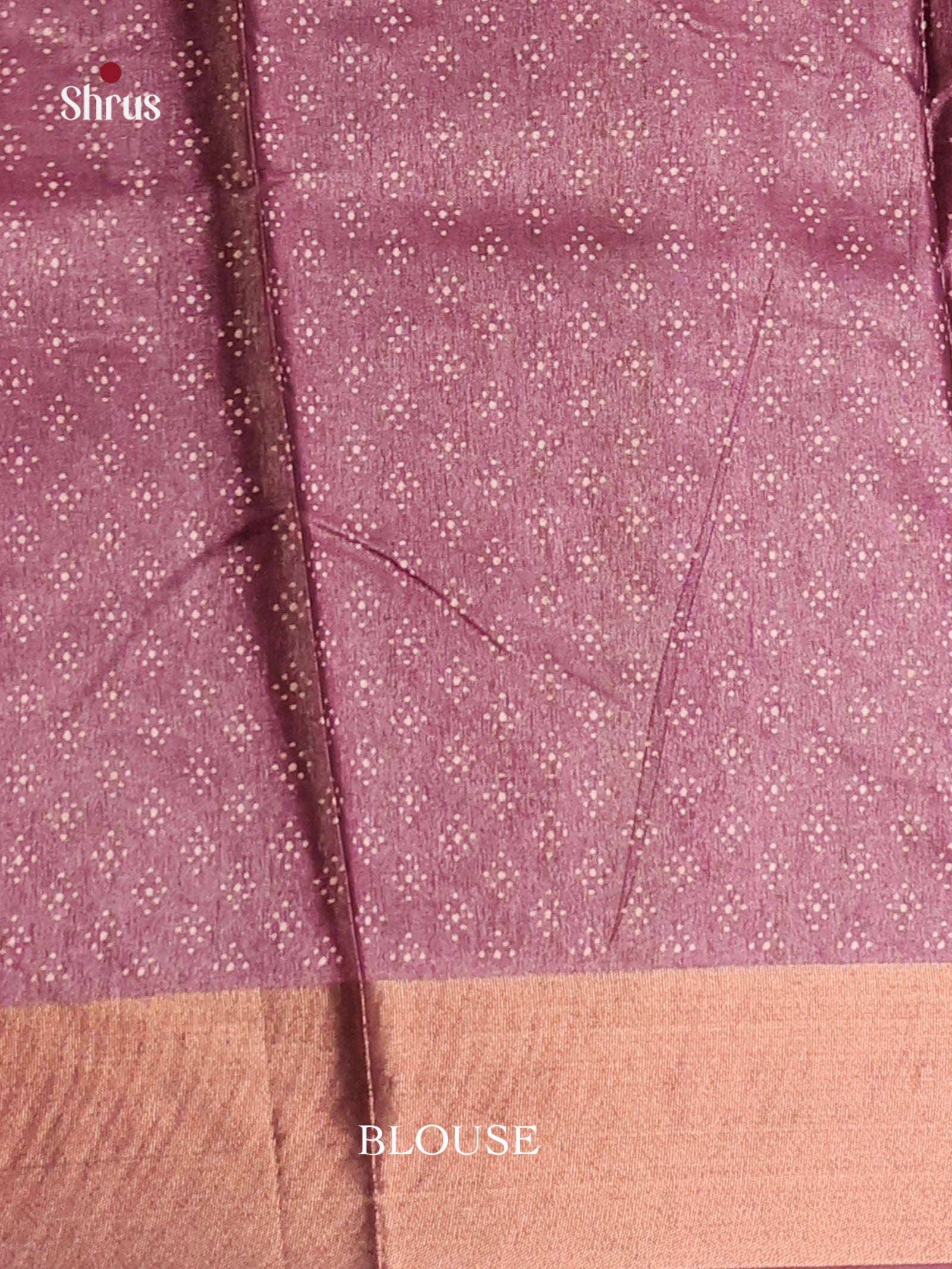 Maroon - Butter silk Saree
