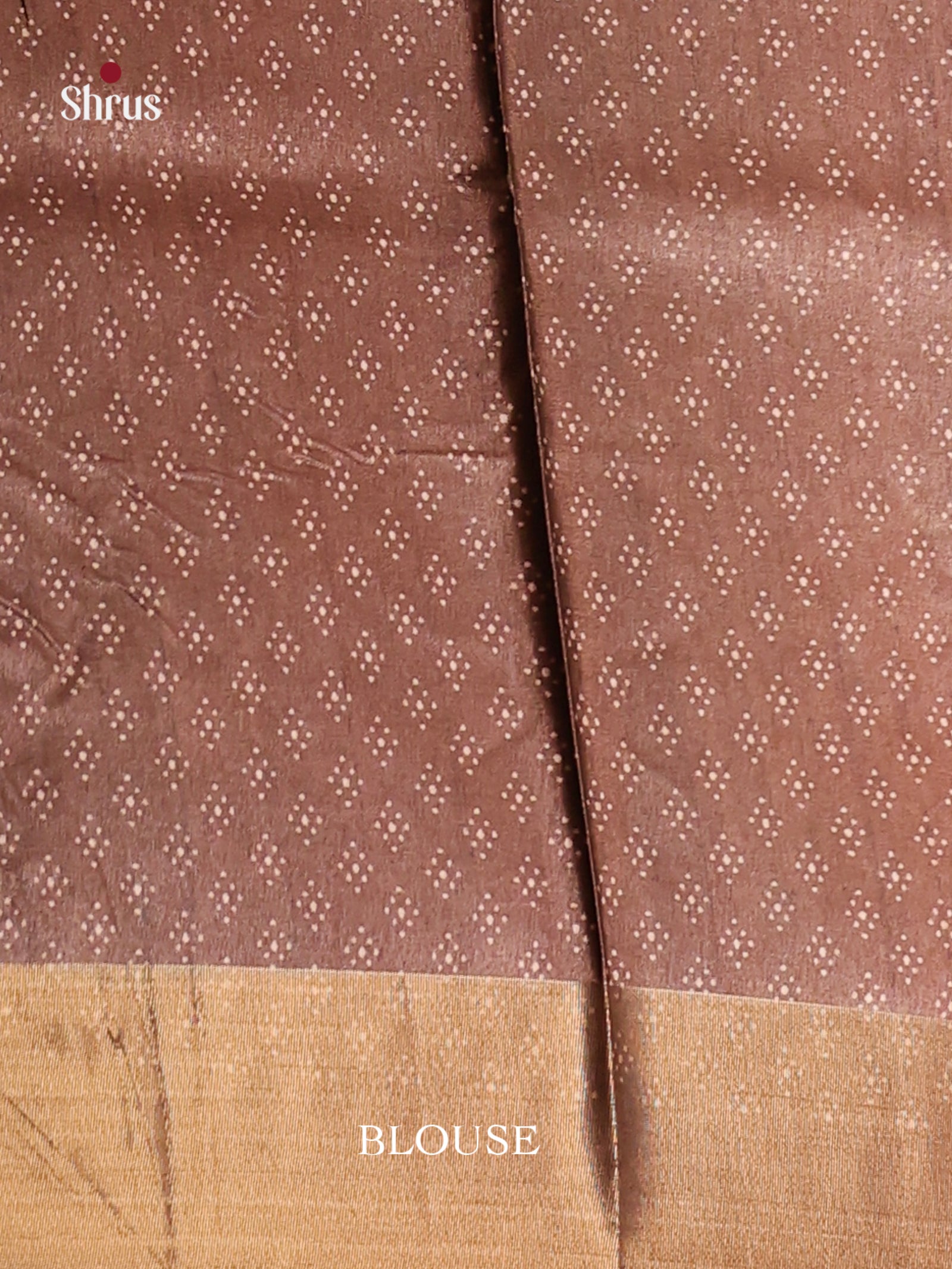 Brown - Butter silk Saree