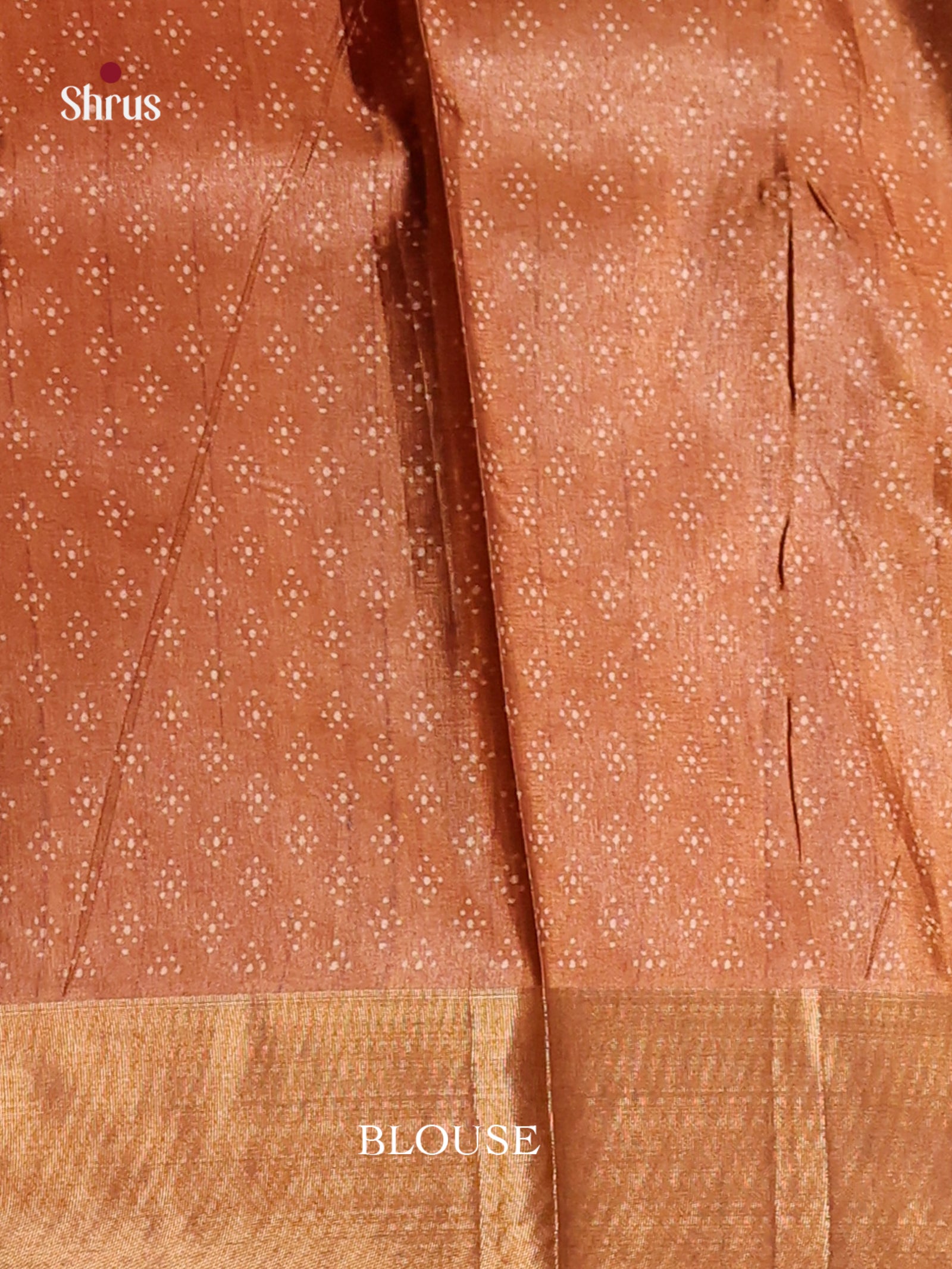 Brown - Butter silk Saree