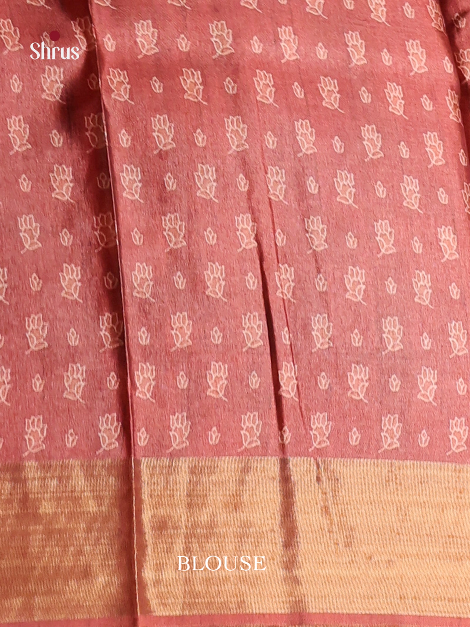 Brown - Butter silk Saree