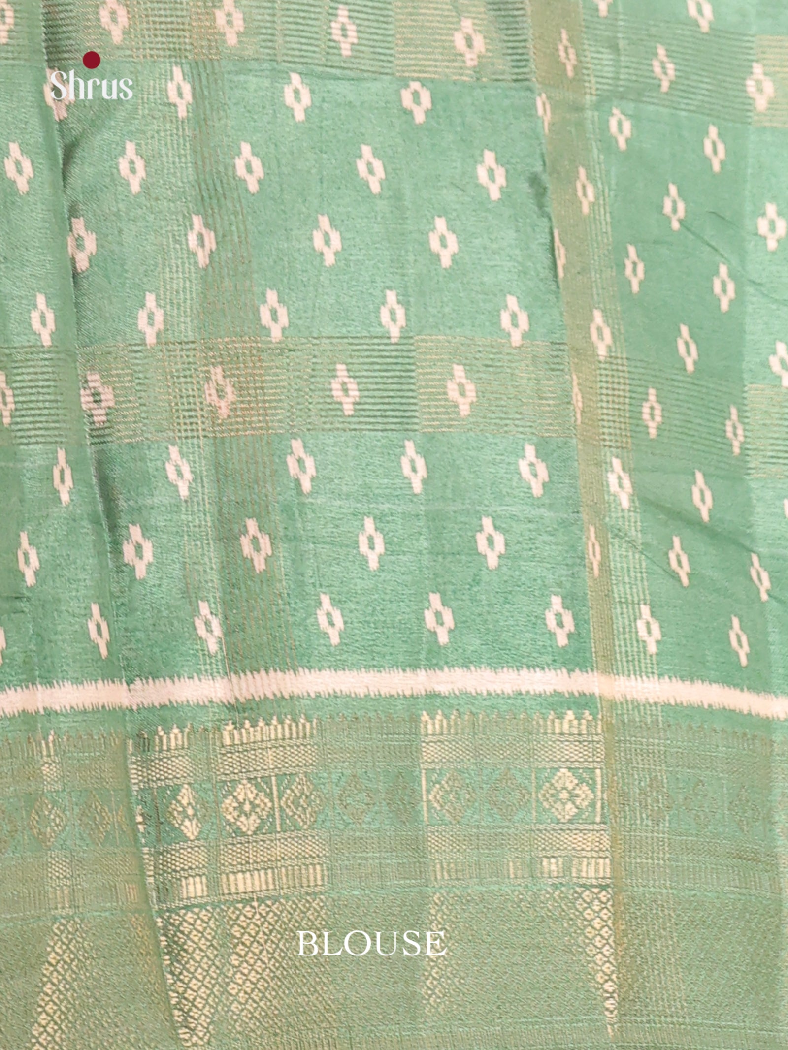 Green - Semi Crepe Saree