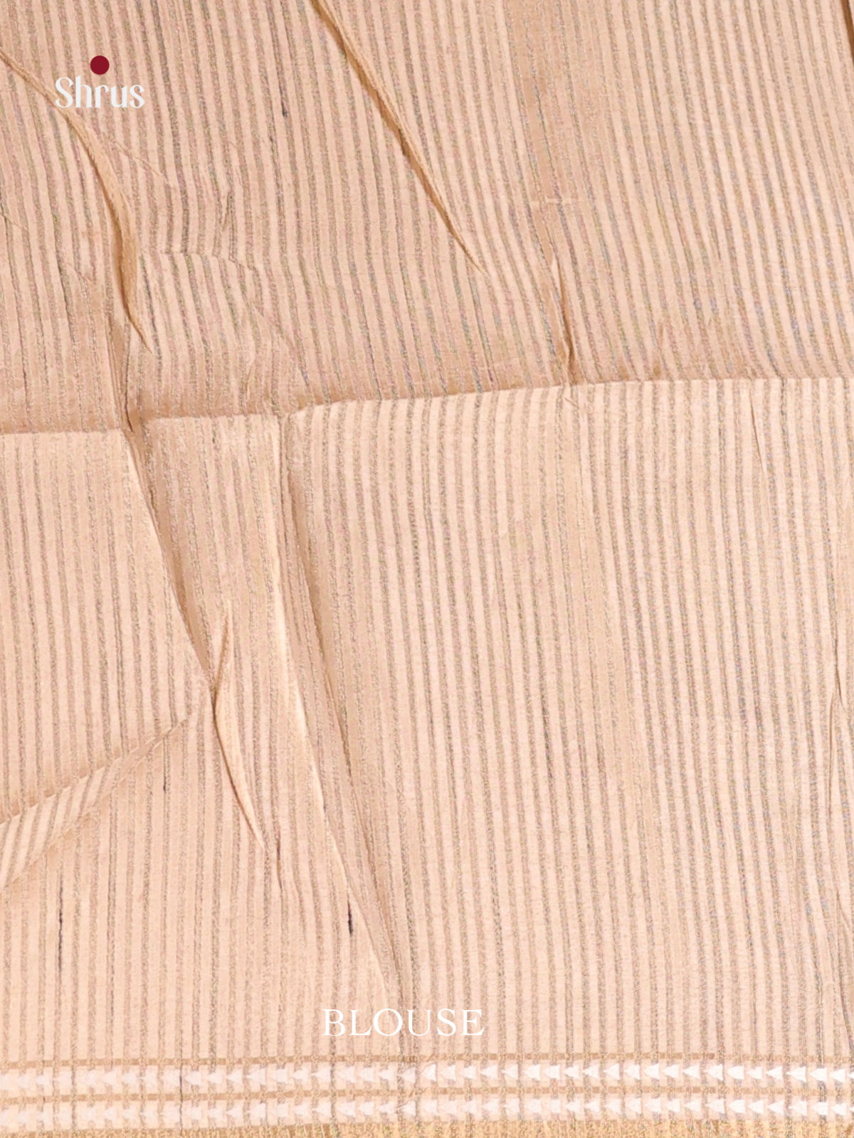 Peach- Semi matka Saree