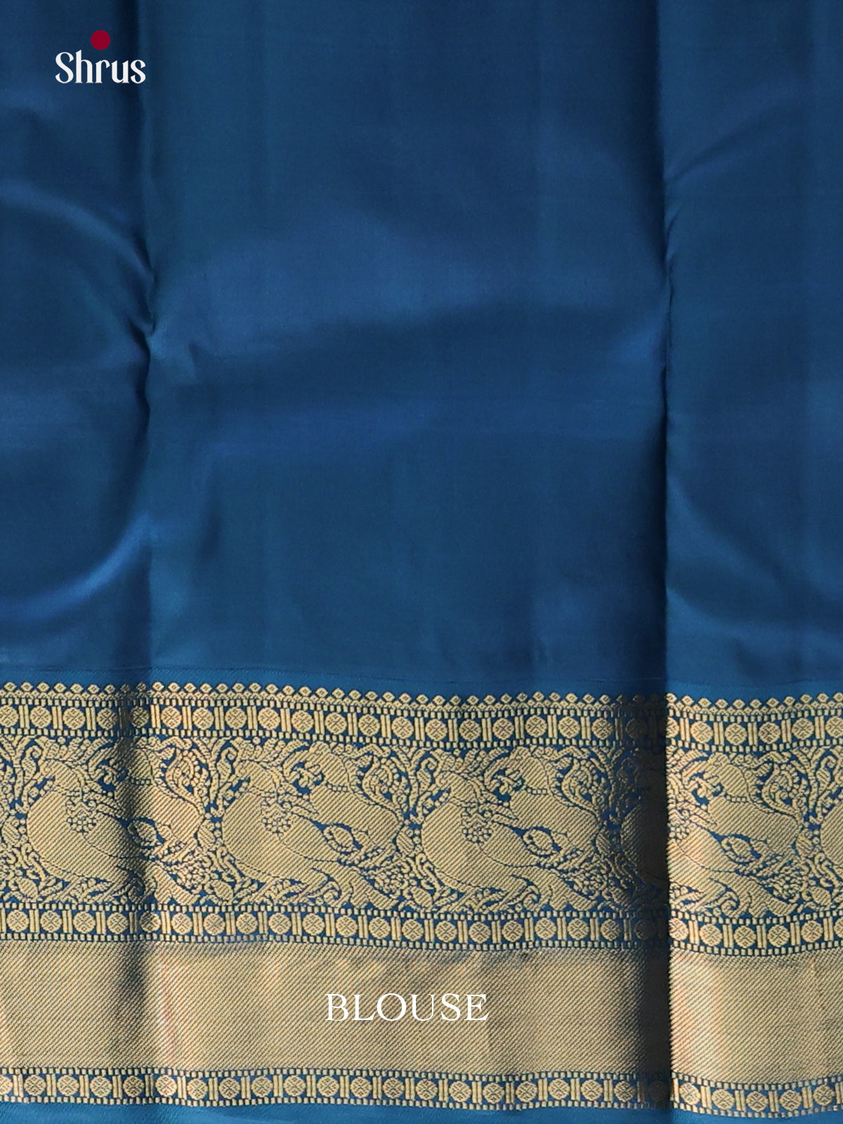 Pink and Blue Kanchipuram Korvai Checks Saree -2