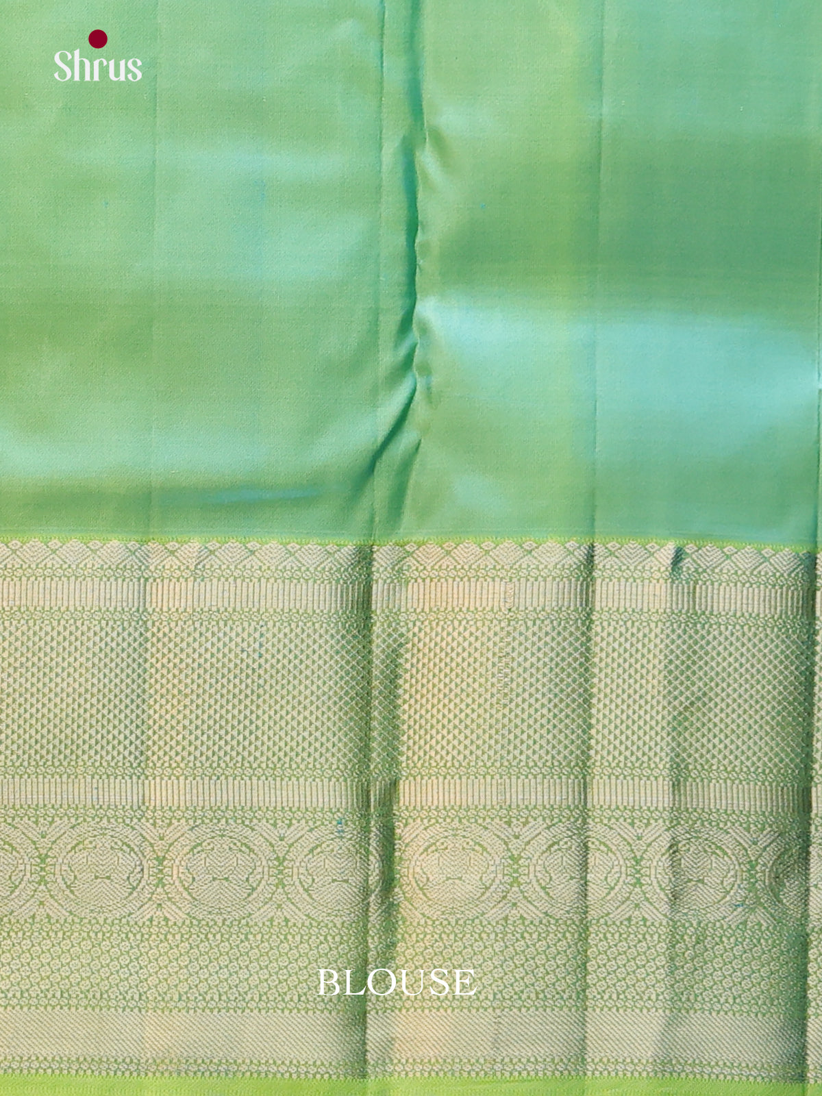 maroon and green Kanchipuram Butta design Saree -2