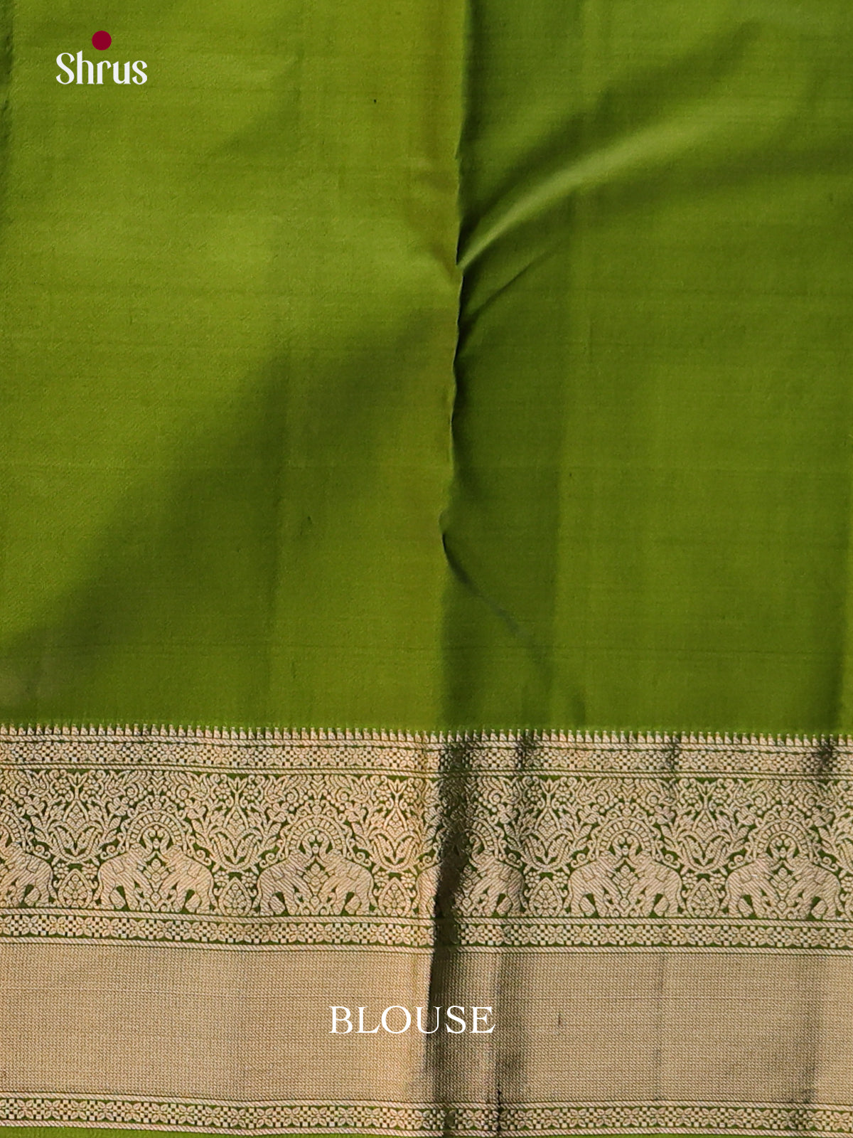 maroon and green Kanchipuram Butta design Saree -2