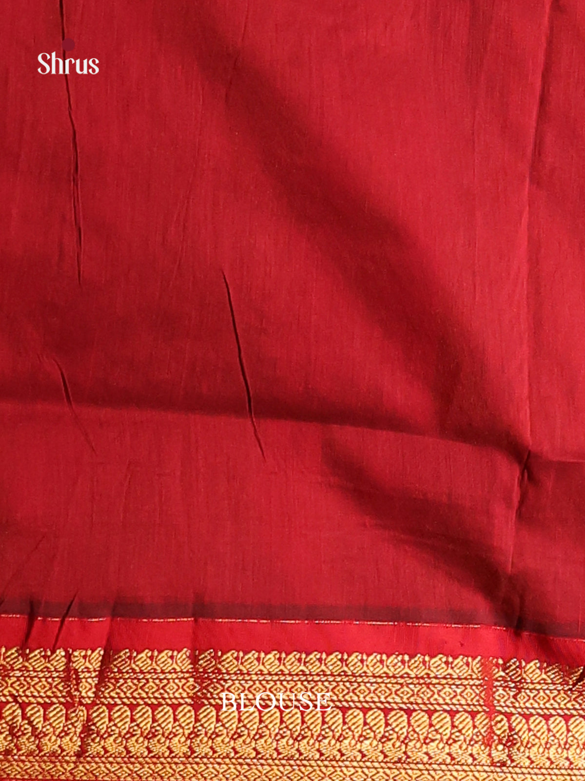 Green & Red- Kalyani Cotton Saree - Shop on Shrus.com