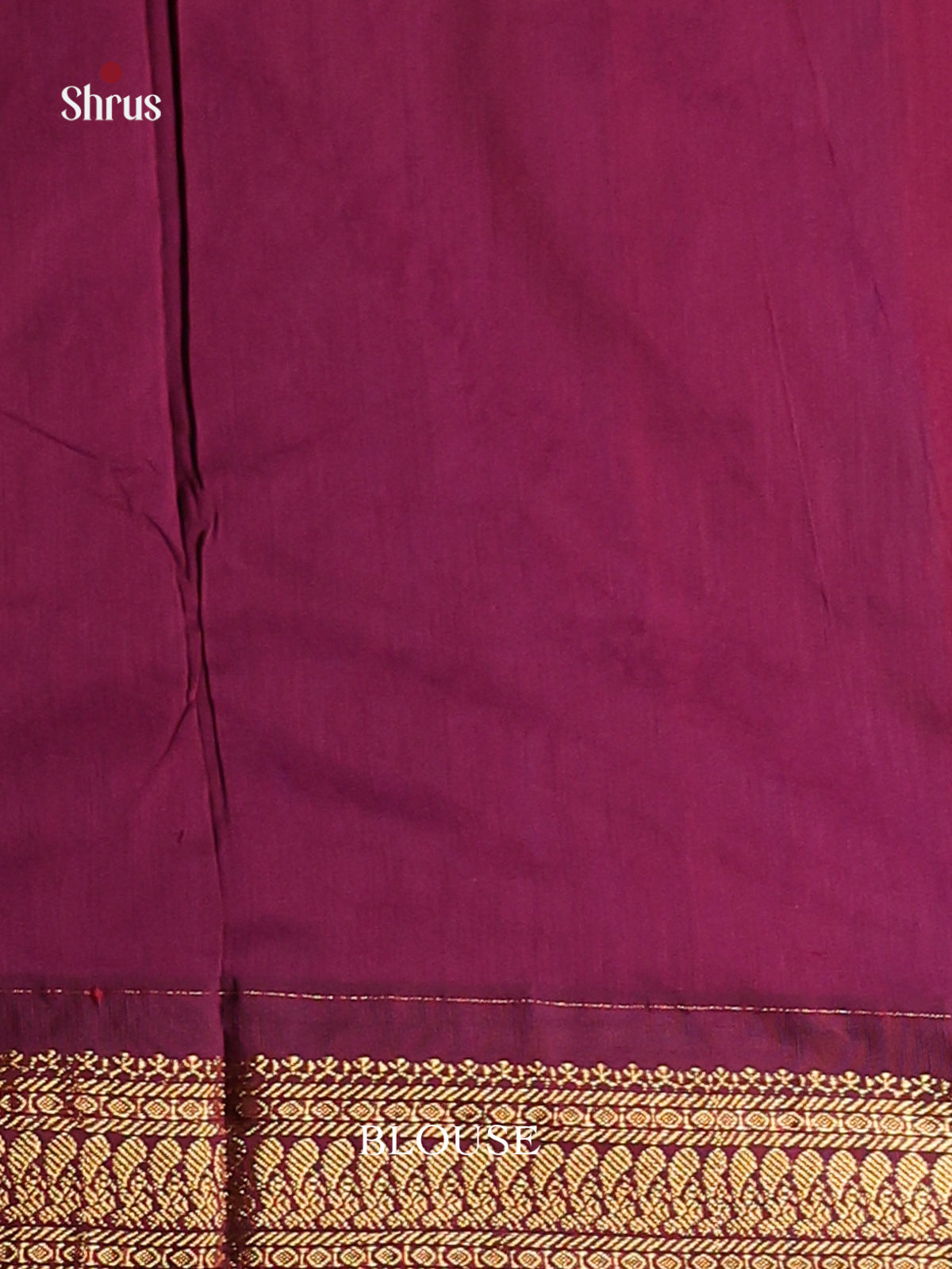 Blue & Maroon- Kalyani Cotton Saree