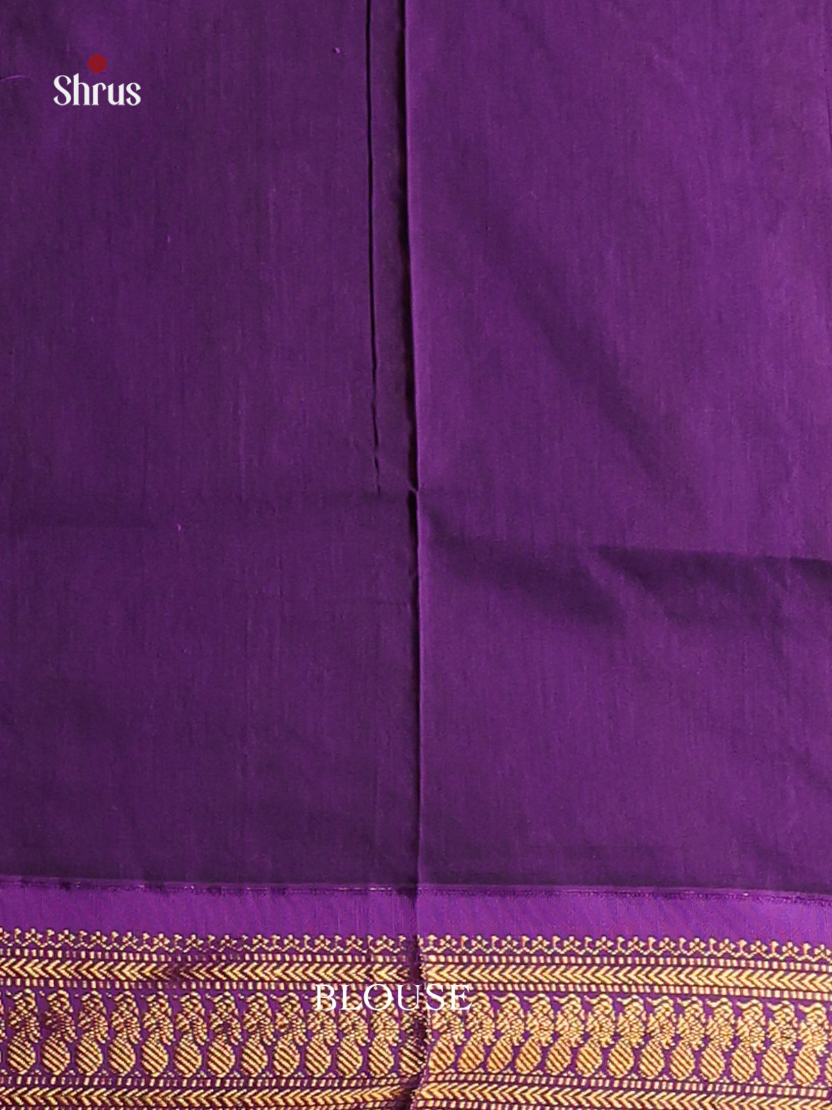 Grey & Purple - Kalyani Cotton Saree - Shop on Shrus.com
