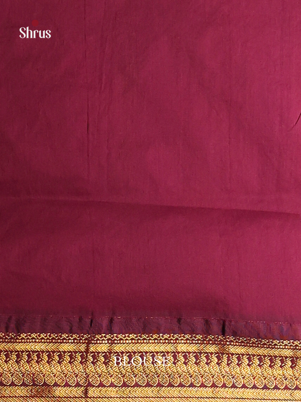 Pink & maroon - Kalyani Cotton Saree - Shop on Shrus.com
