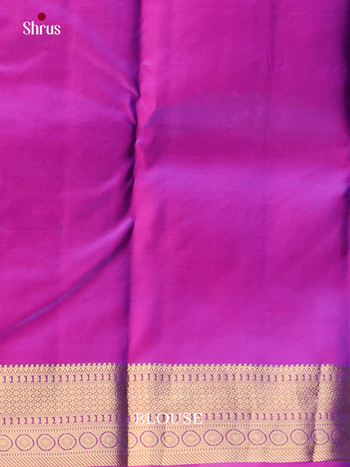 Blue & Purple - Kanchipuram-halfpure Saree