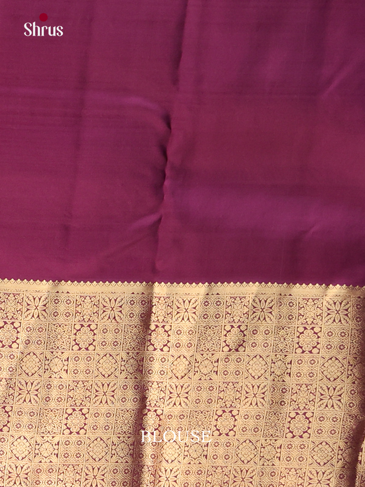 Lilac & Purple - Kanchipuram-halfpure Saree - Shop on Shrus.com