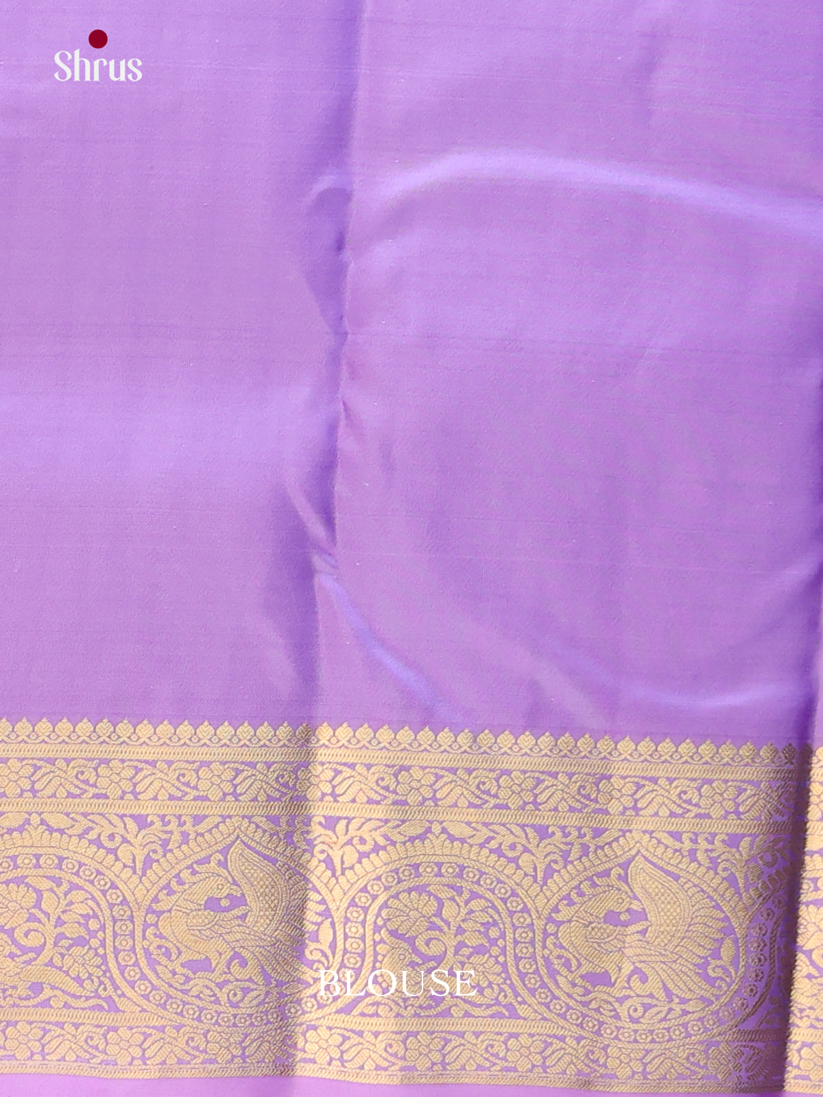 Lilac(Single tone) - Kanchipuram-halfpure Saree - Shop on Shrus.com