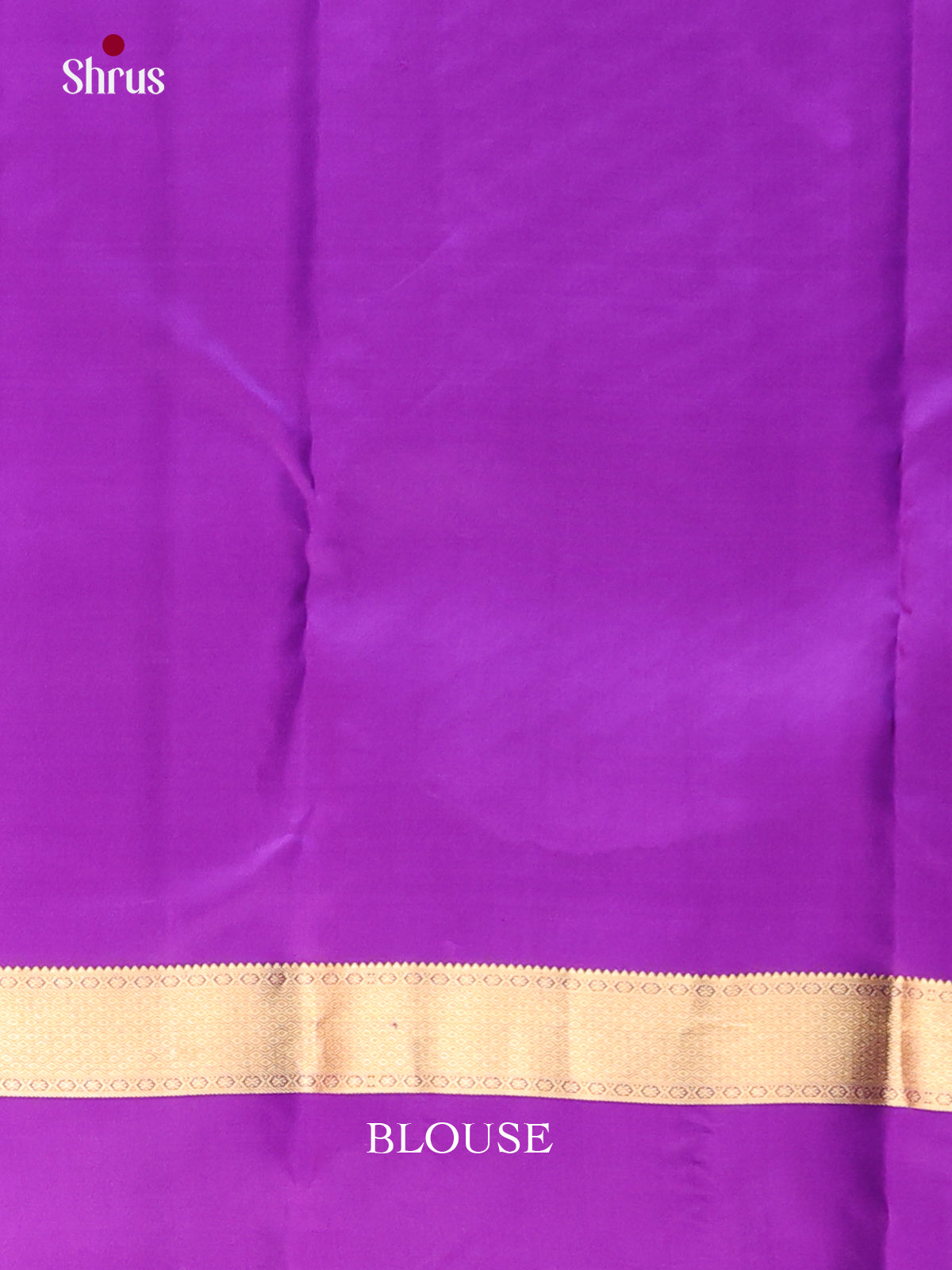 Lavender & Purple - Kanchipuram-halfpure Saree - Shop on Shrus.com