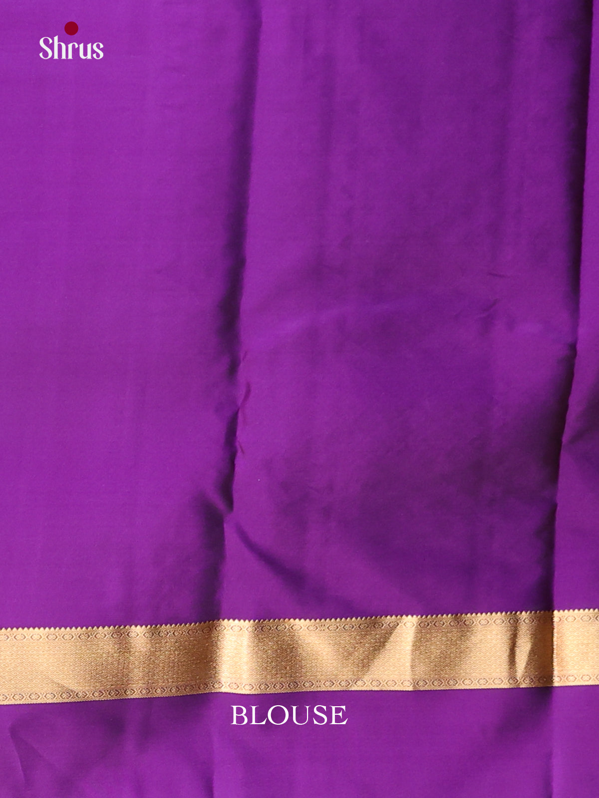 Mehandi & Purple- Kanchipuram-halfpure Saree - Shop on Shrus.com